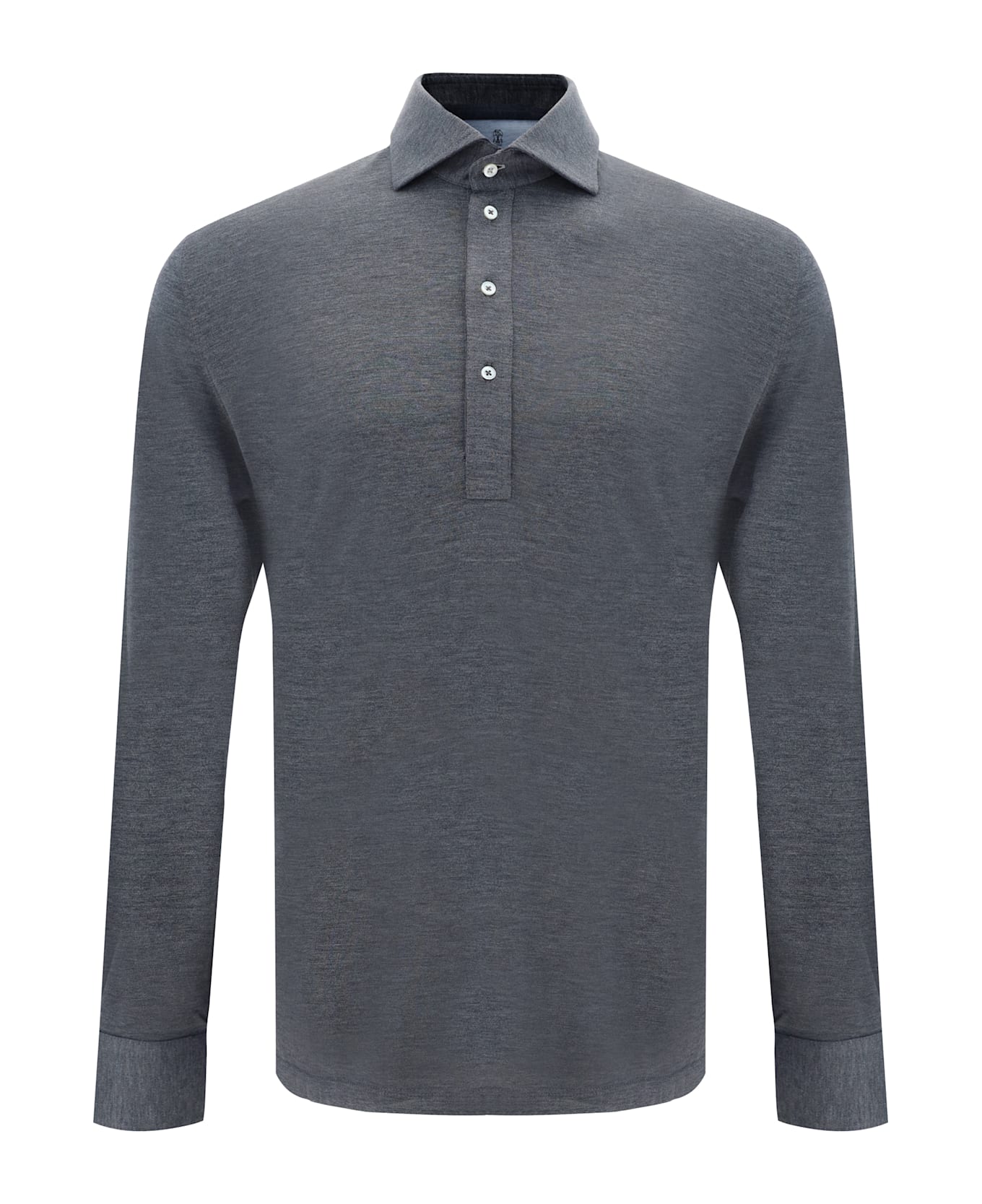 Brunello Cucinelli Long Sleeve Jersey - Grigio Scuro