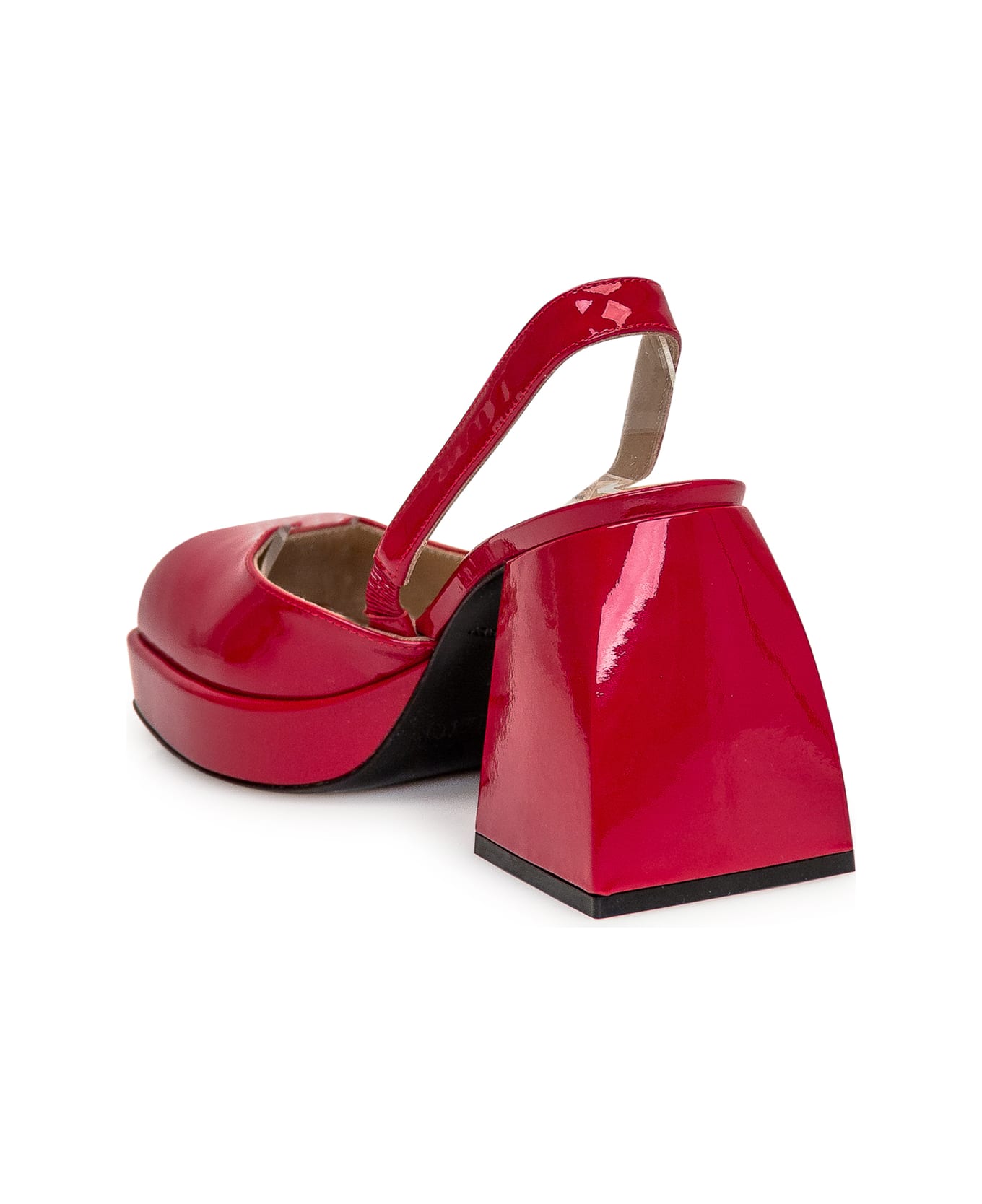 Nodaleto Bulla Jones Heel Shoes - RED CORVETTE