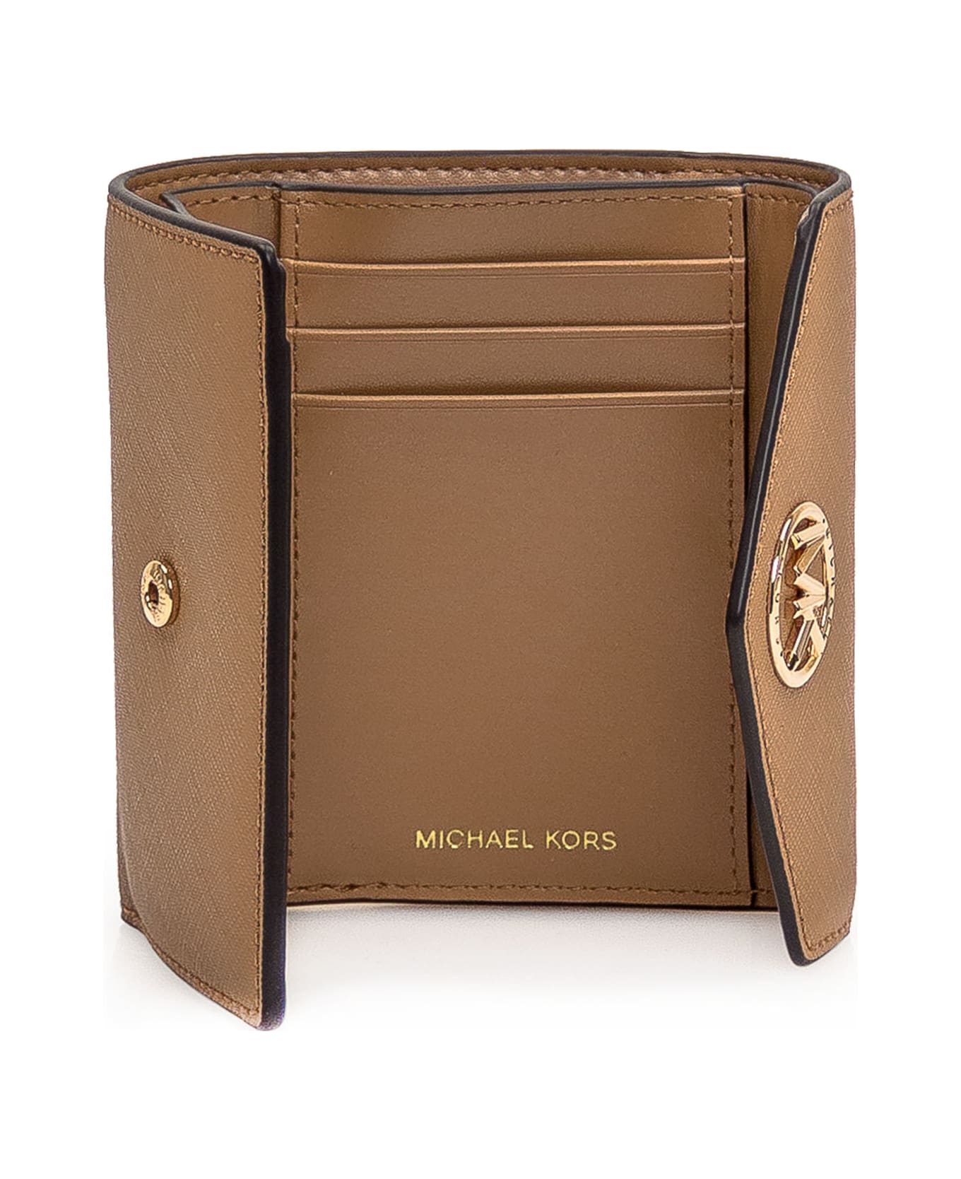 MICHAEL Michael Kors Greenwich Trifold Wallet - PALE PEANUT 財布