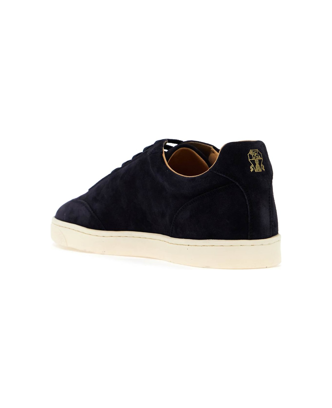 Brunello Cucinelli Suede Sneakers In Six - PROFONDO (Blue) スニーカー