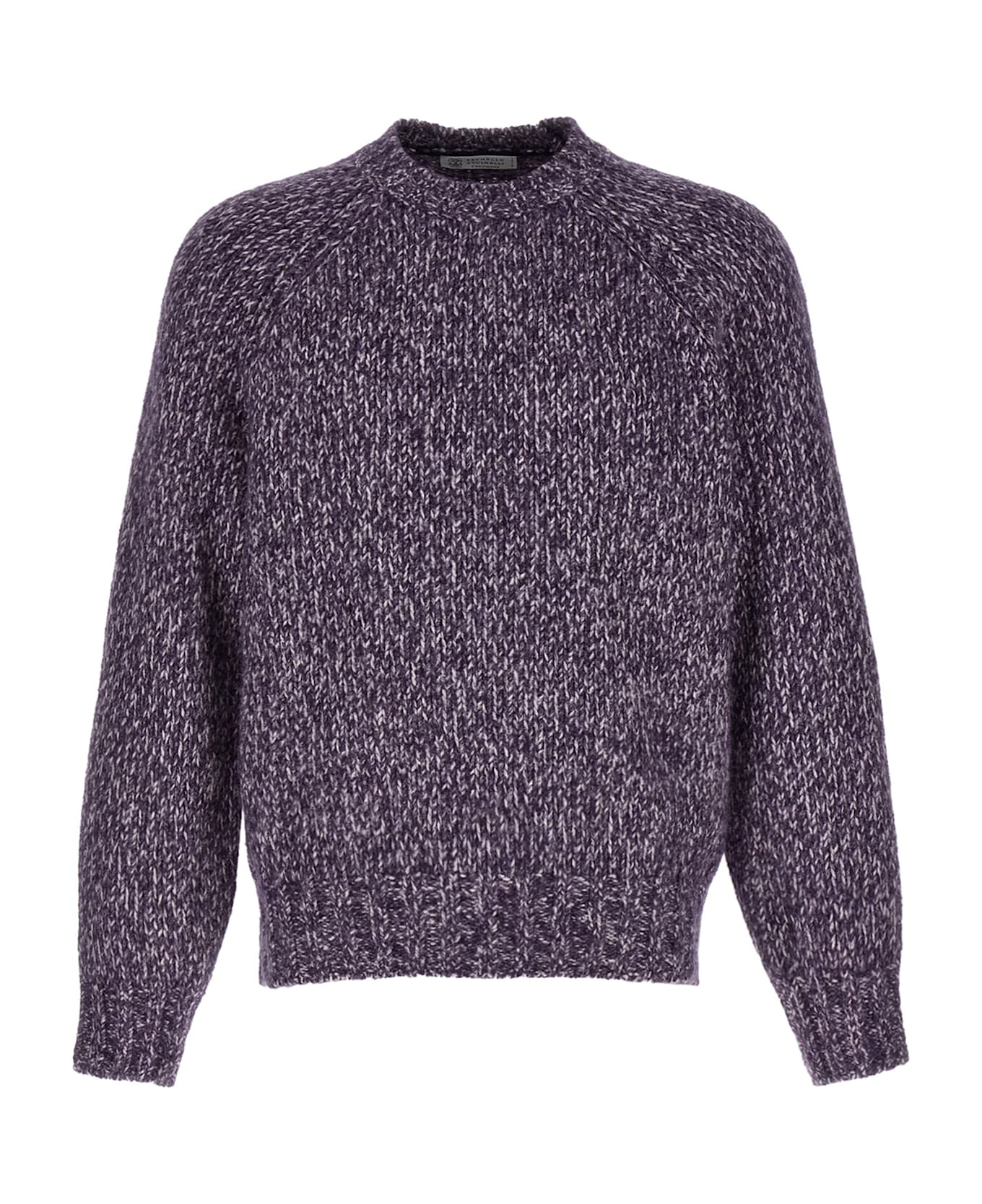 Brunello Cucinelli Chiné Sweater - Purple