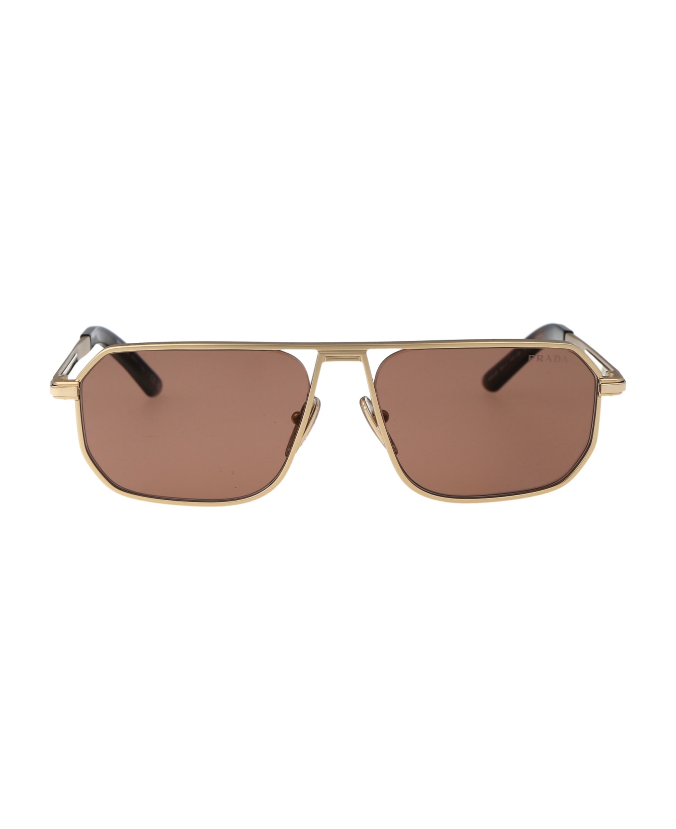 Prada Eyewear 0pr A53s Sunglasses - VAF10D Matte Pale Gold