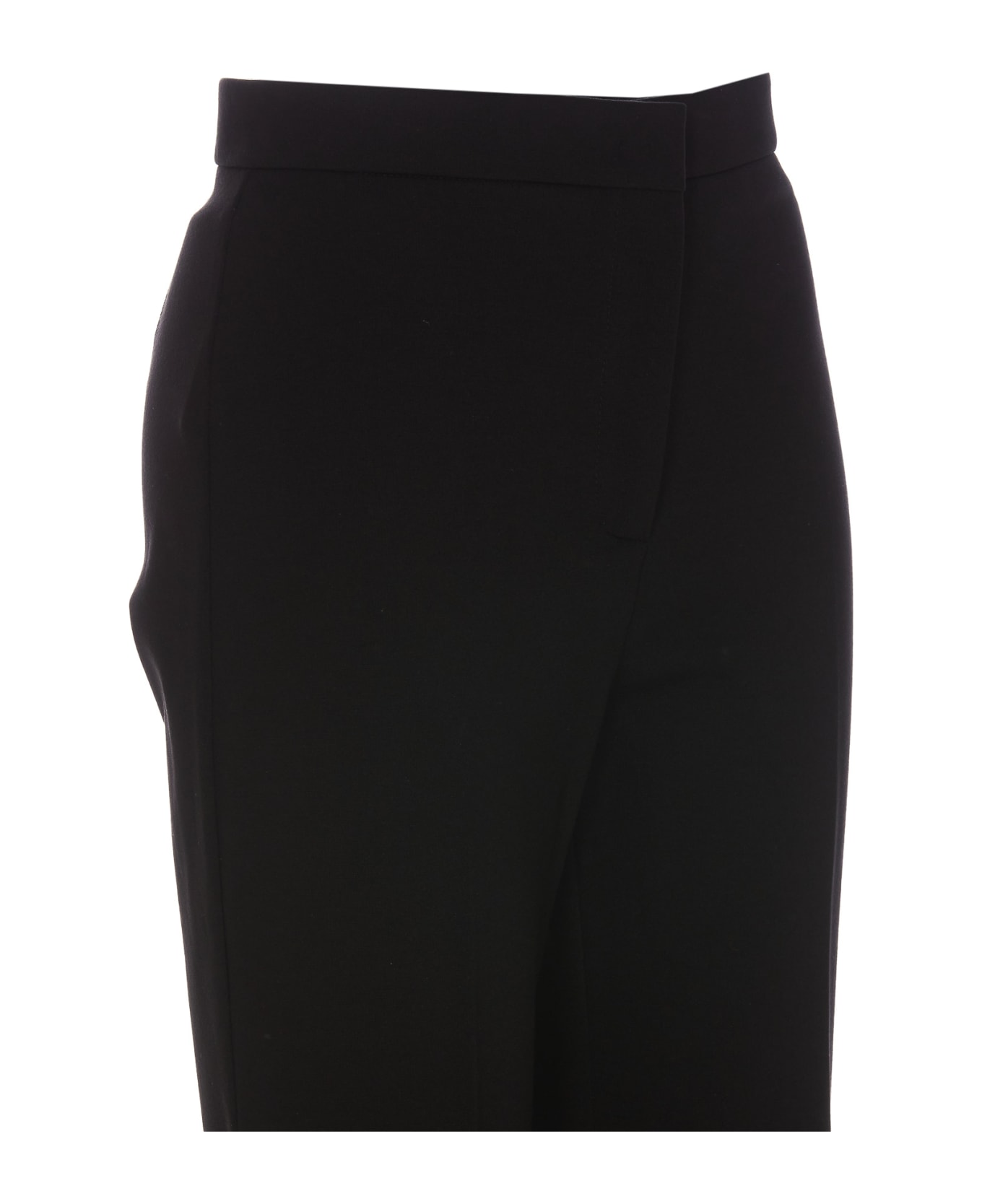 Pinko High-waisted Flared Trousers - NERO LIMOUSINE