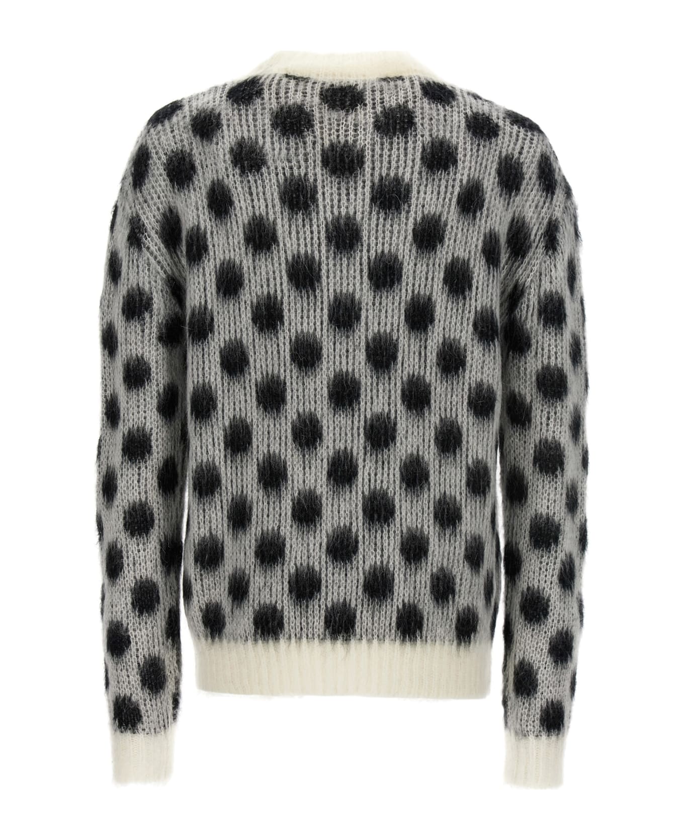 Marni Polka Dot Sweater - White/Black