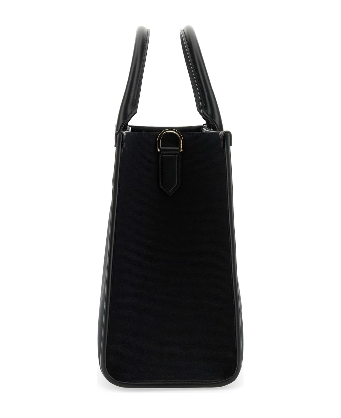 Dolce 
Gabbana Shopping Bag With Logo - Black