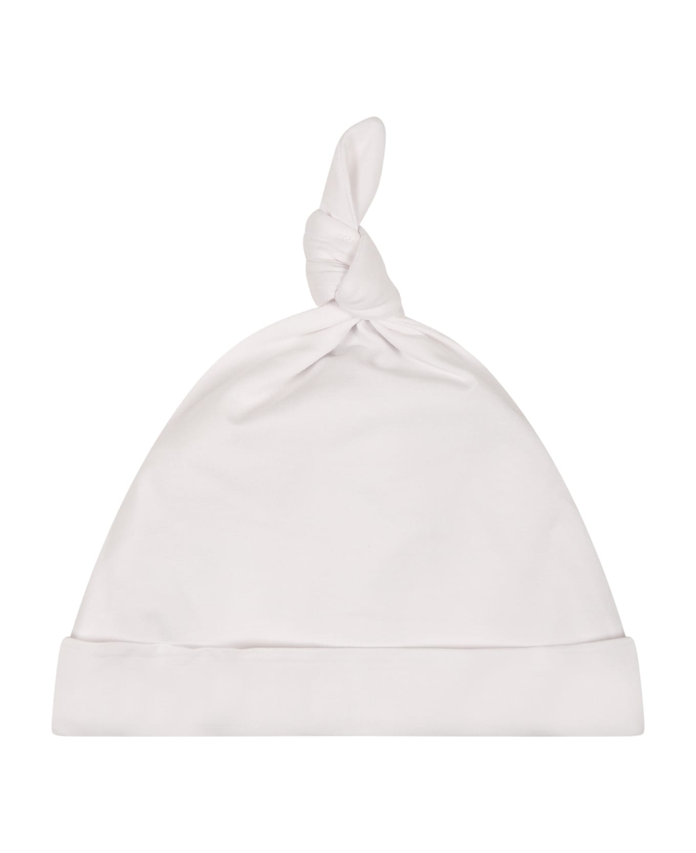 Burberry White Set For Babykids With Logo - White