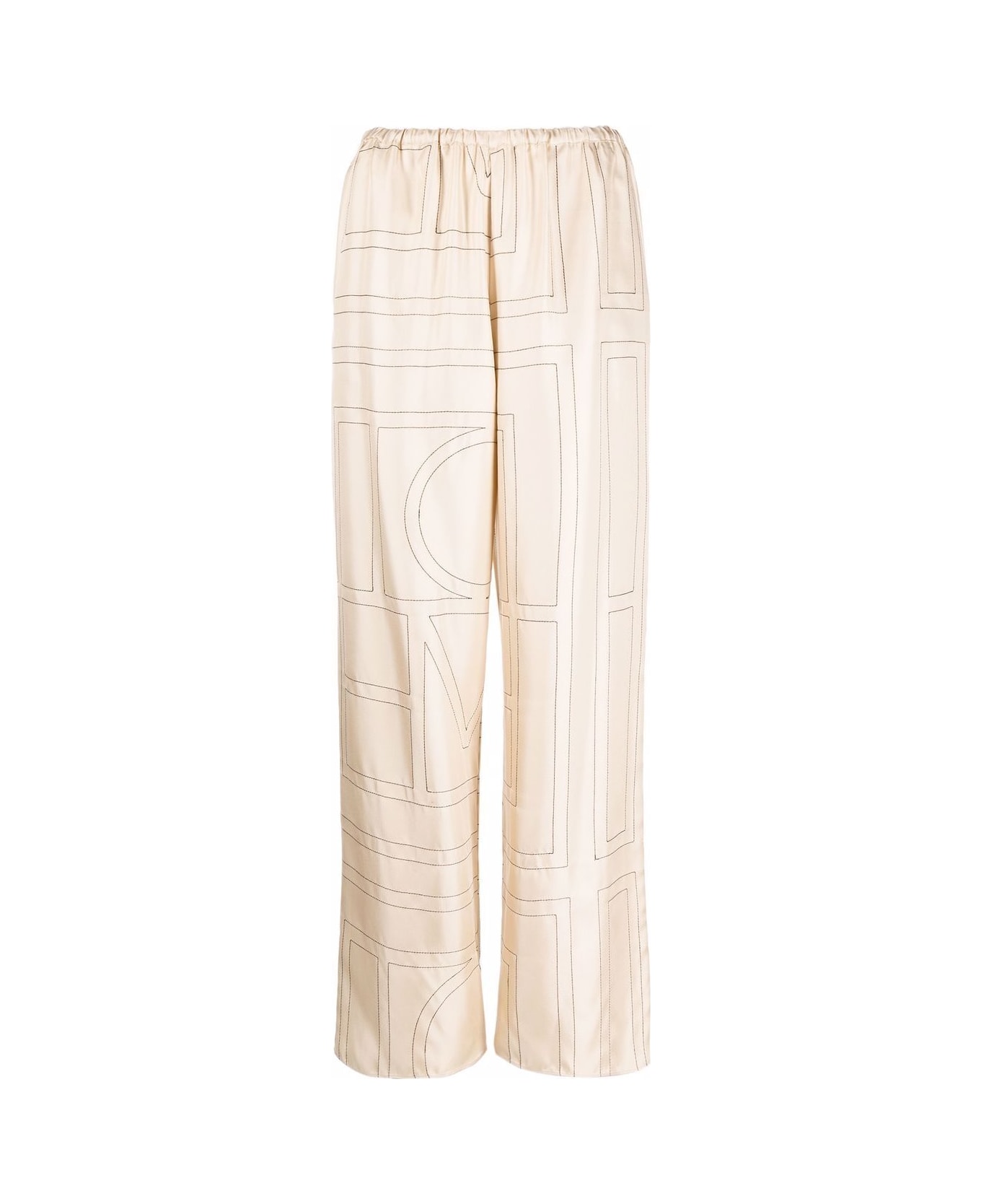 Totême Silk Pajama Trousers - Ivory ボトムス