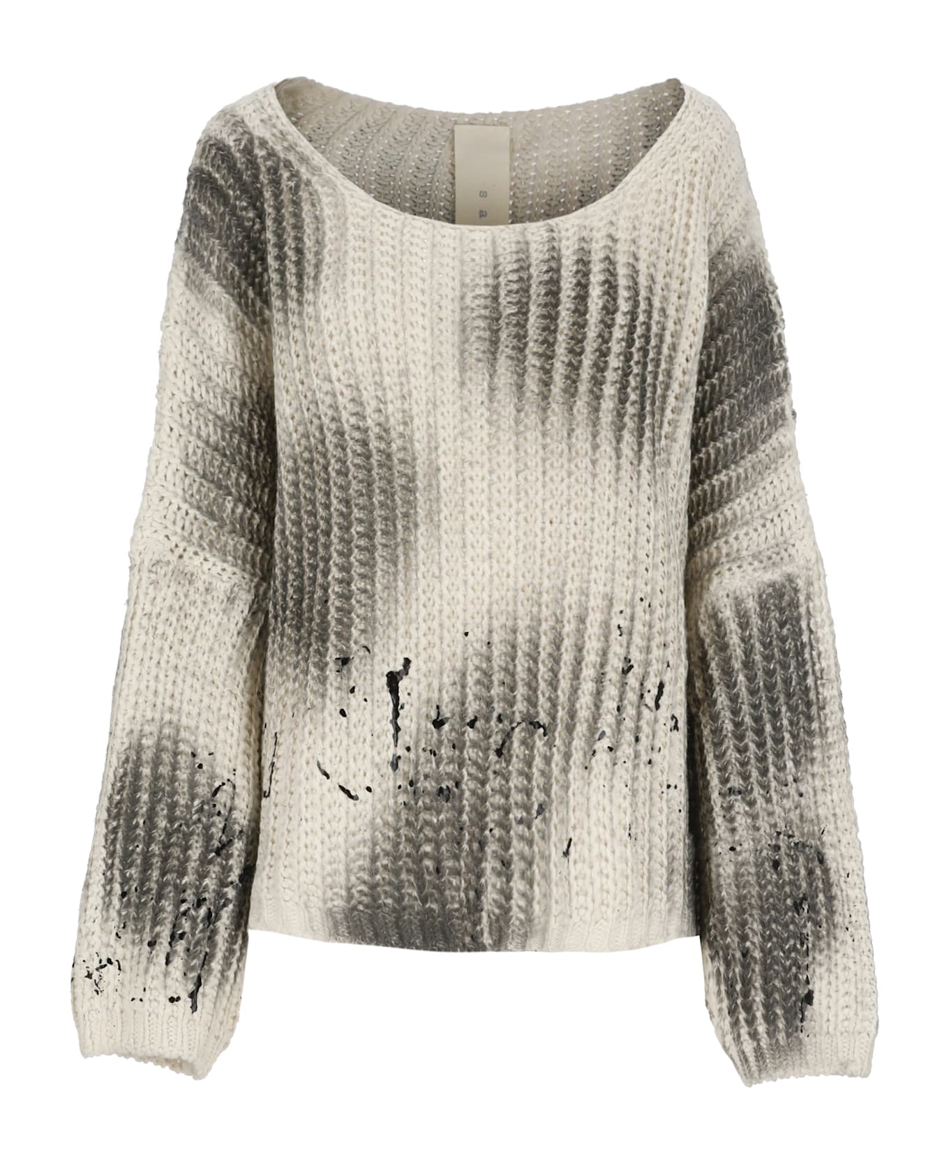 Sanctamuerte Wool Blend Sweater - Beige