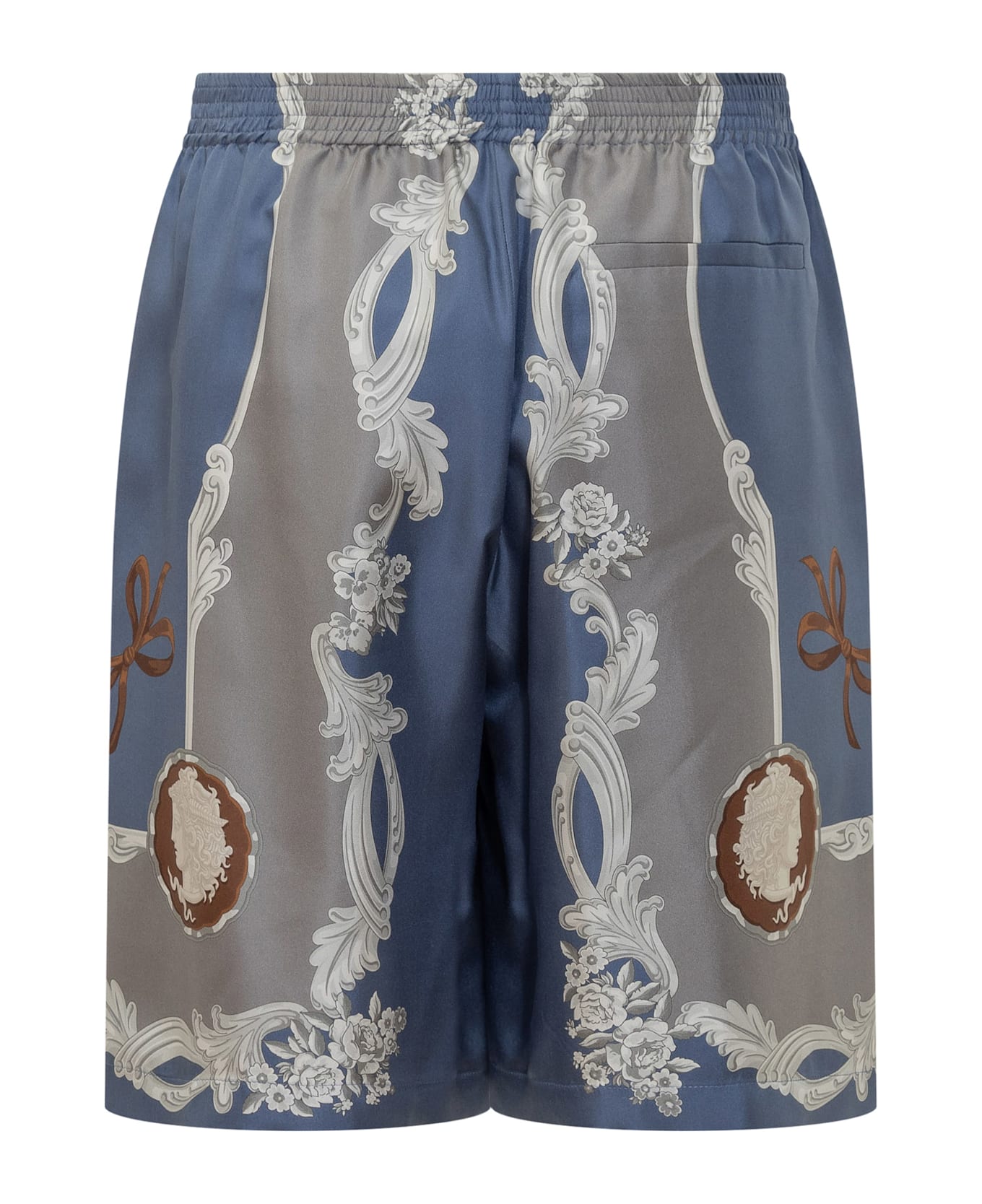 Versace Cameo Silk Short - Blue