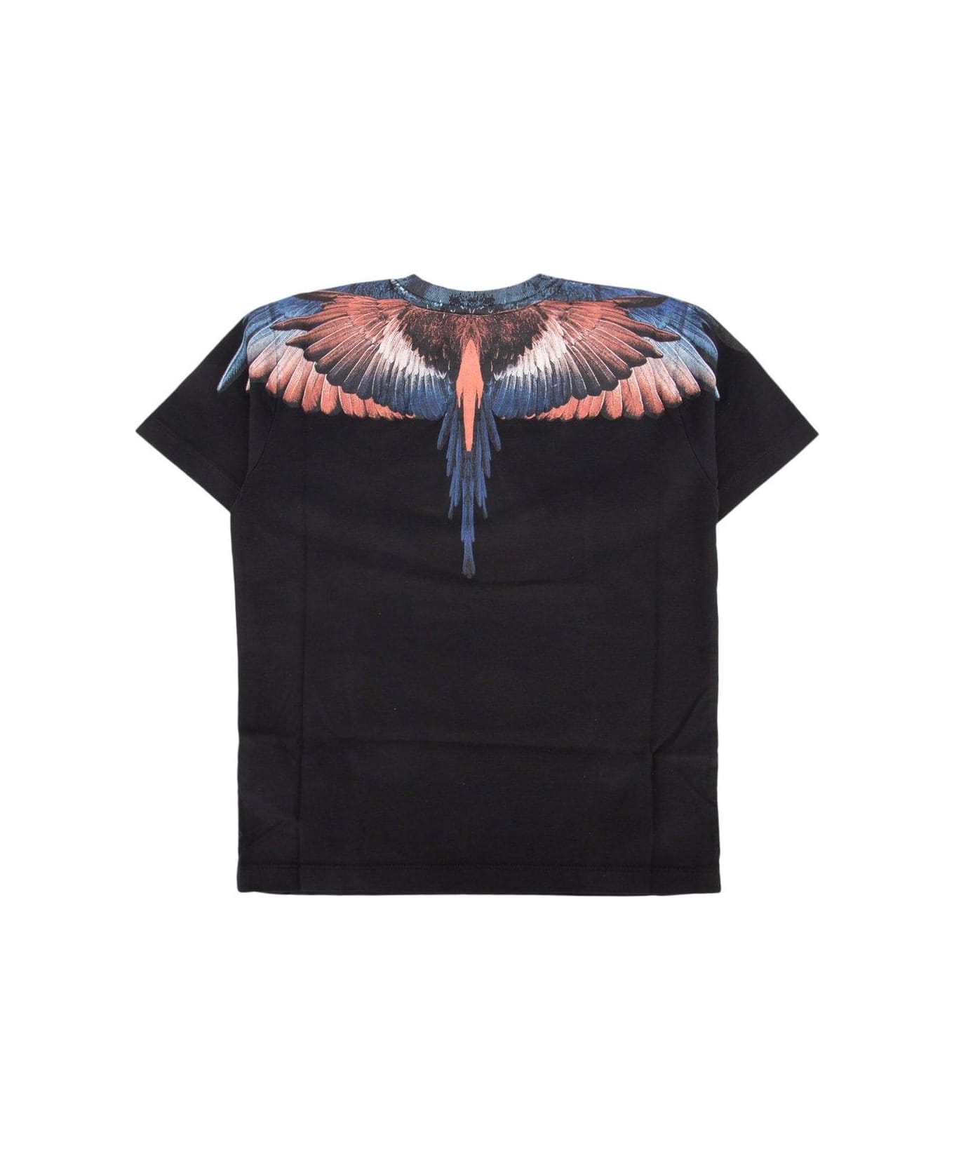 Marcelo Burlon Wings Printed Crewneck T-shirt - Black Co