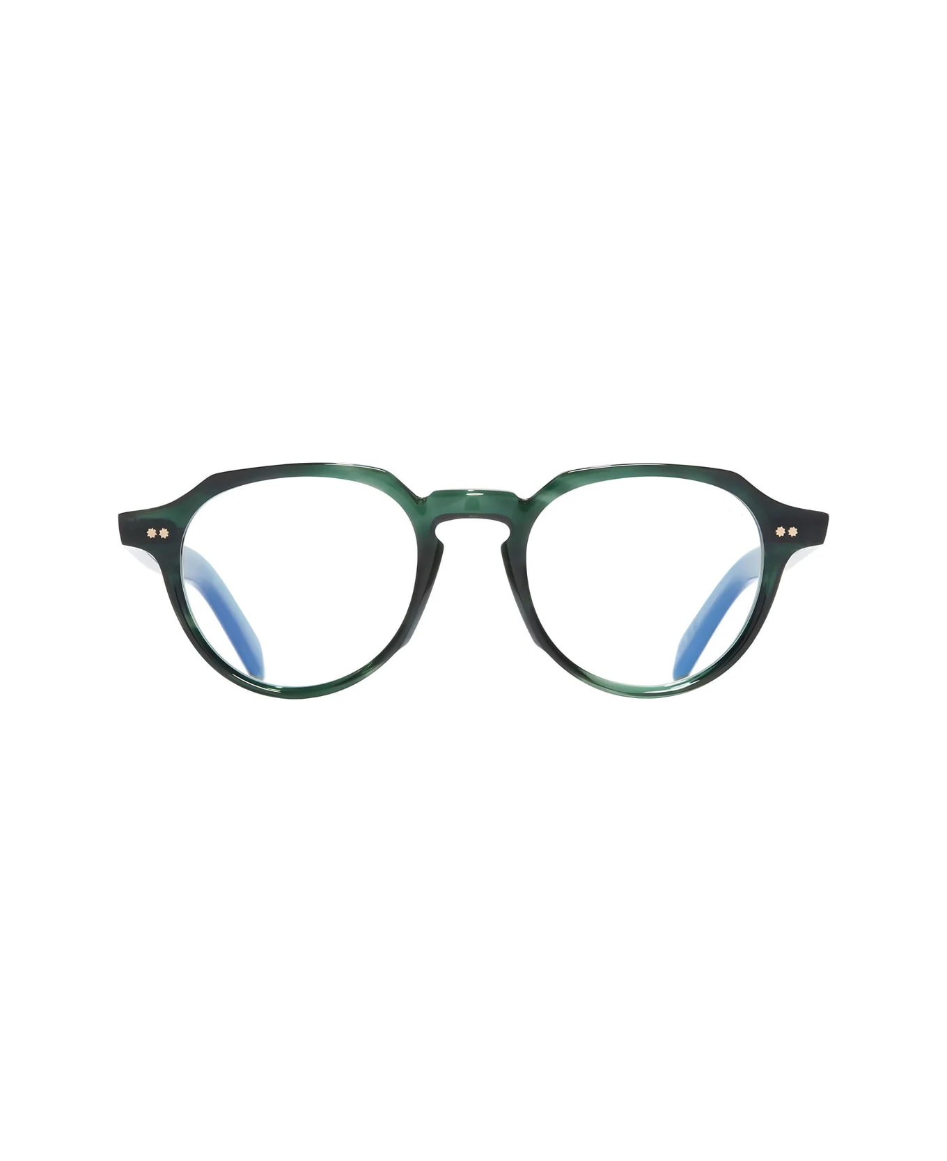 Cutler and Gross Gr06 03 Striped Dark Havana Glasses - Verde