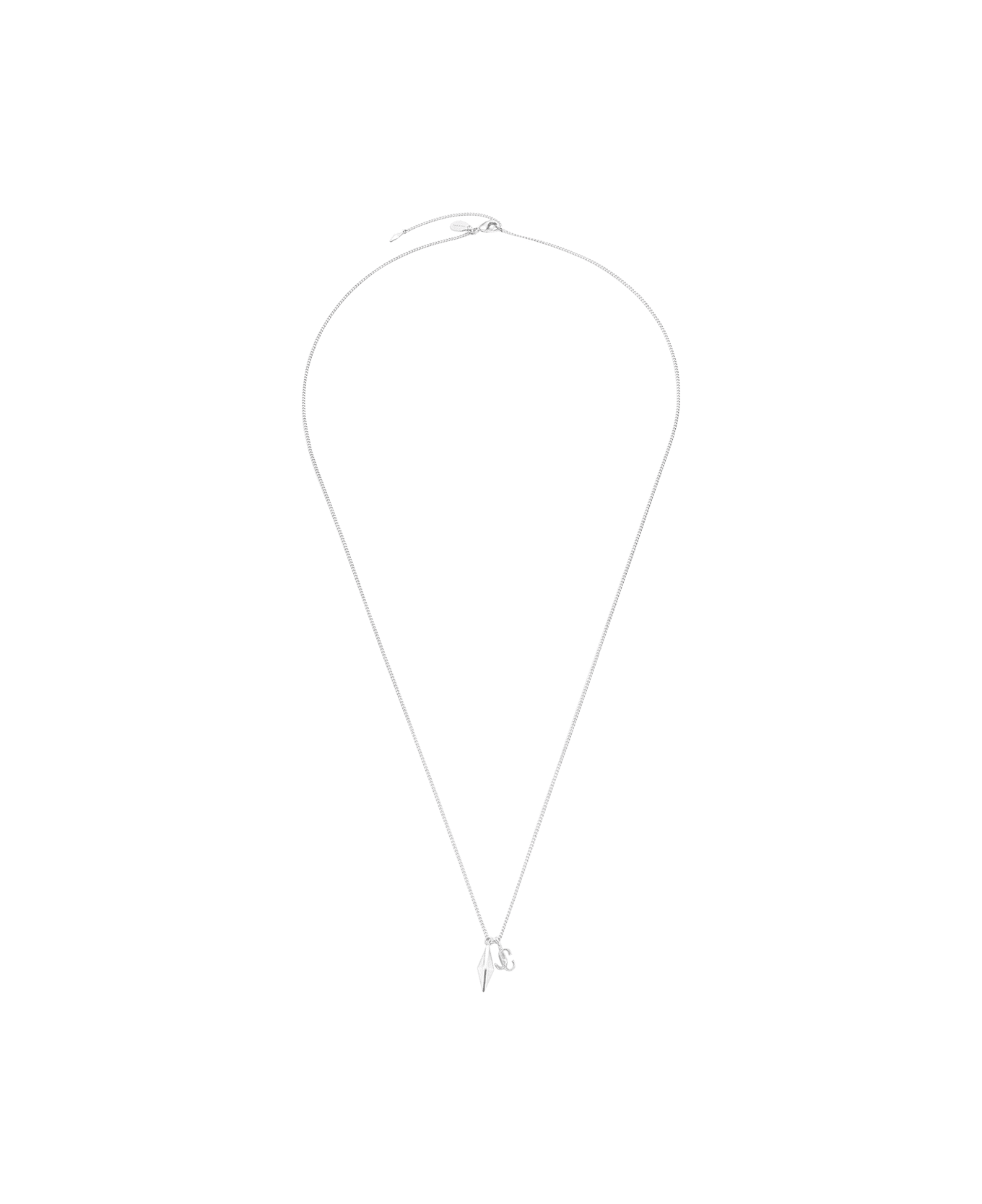 Jimmy Choo Diamond Jc Necklace - Silver