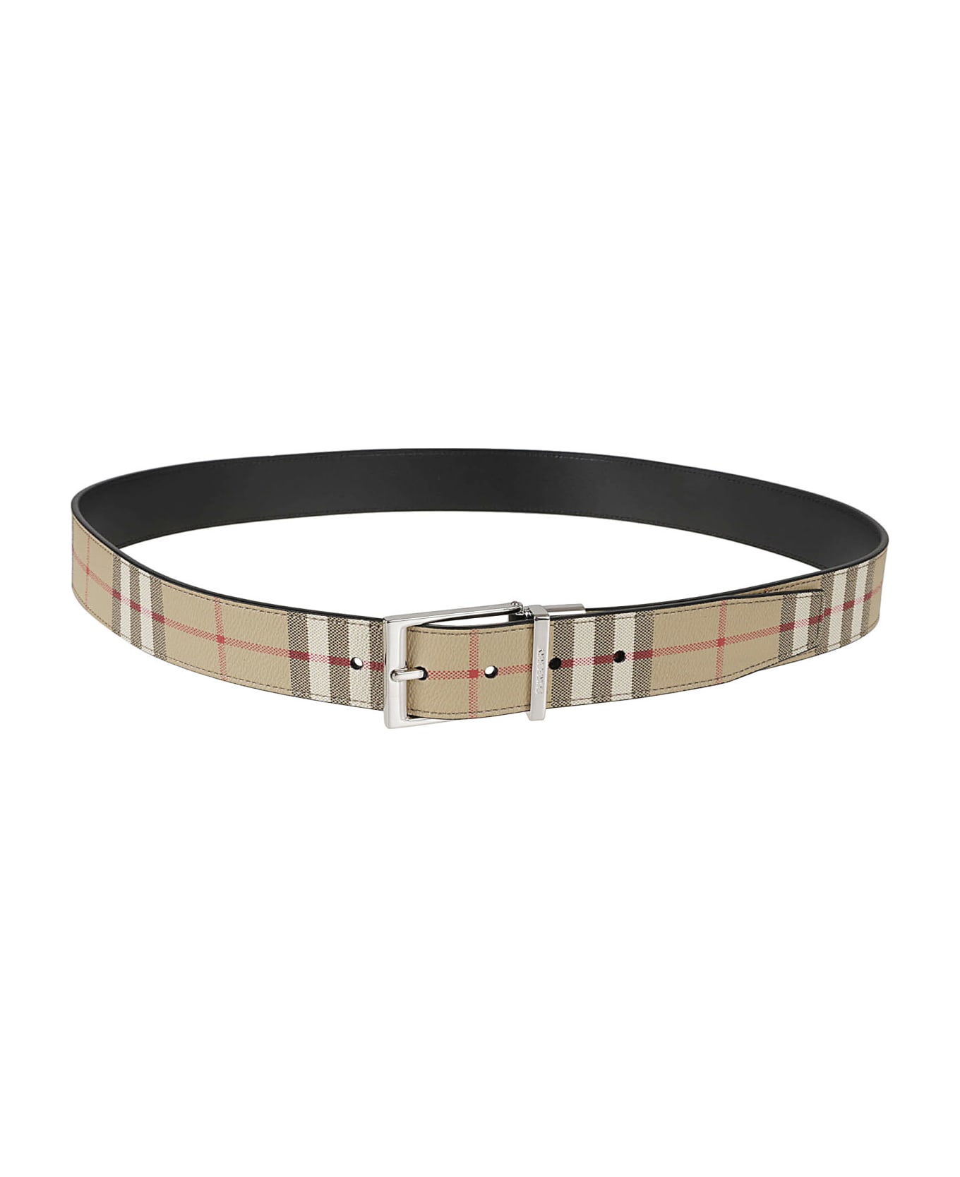 Burberry Classic Checked Belt - BEIGE