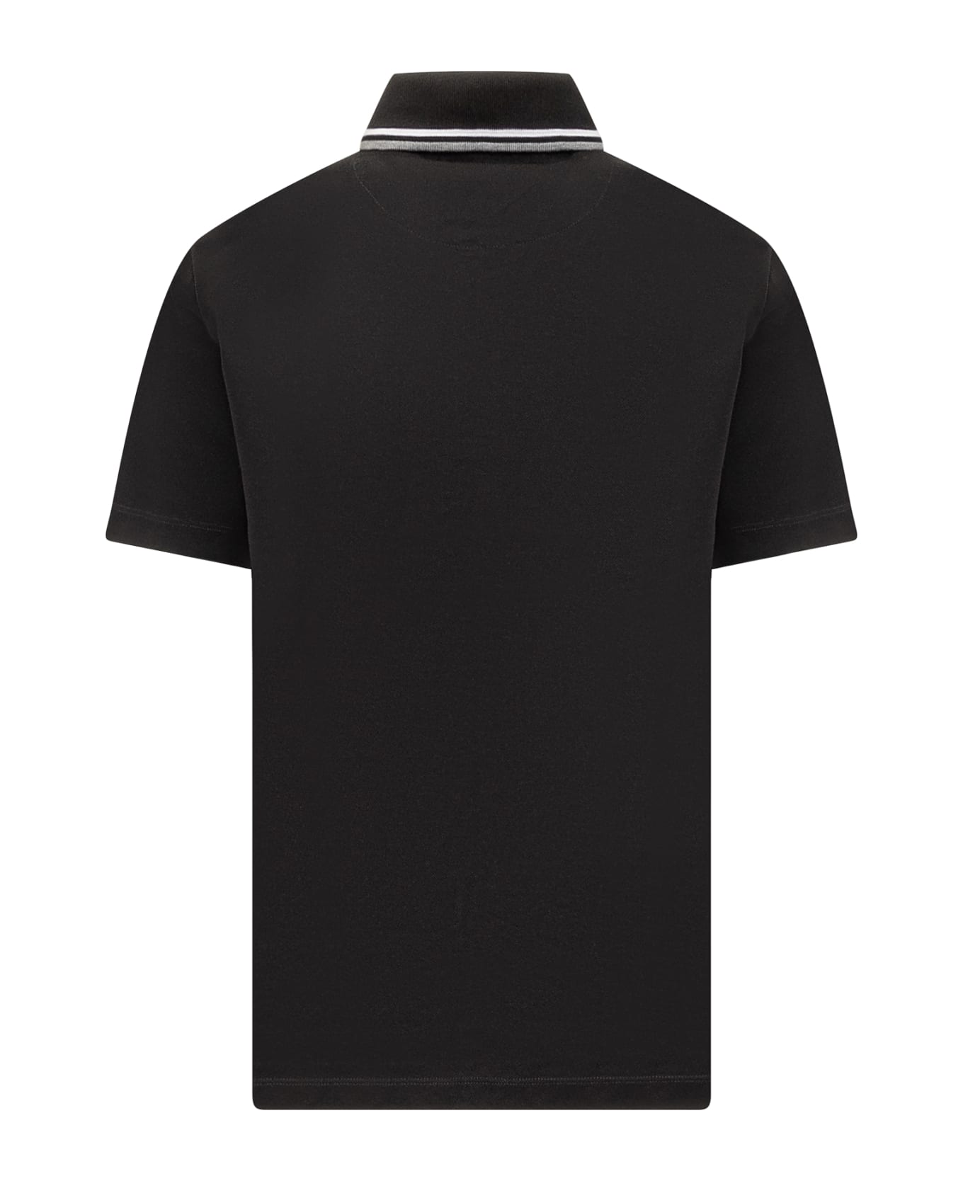 Versace Polo Piquet - BLACK