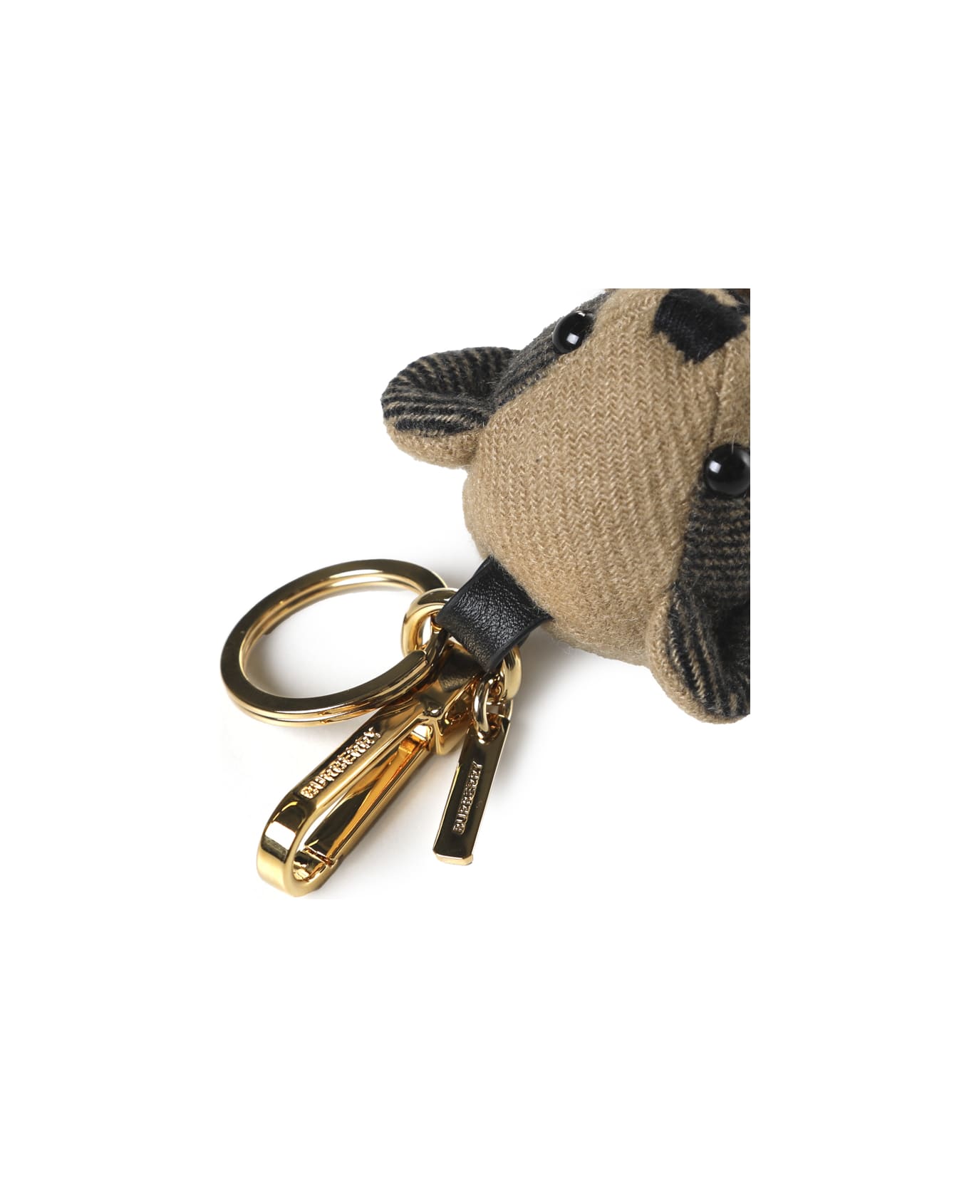 Burberry Bear Keychain With Bow Tie - Archive beige