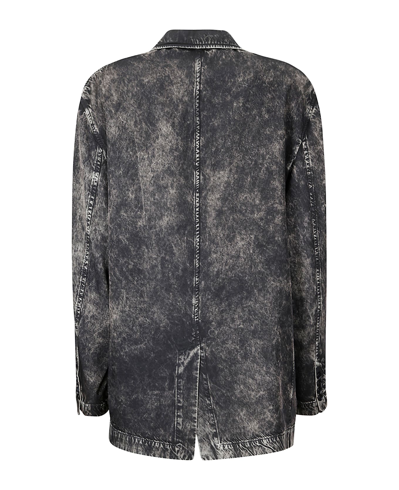 Acne Studios Single-breasted Jacket - BLACK/BEIGE