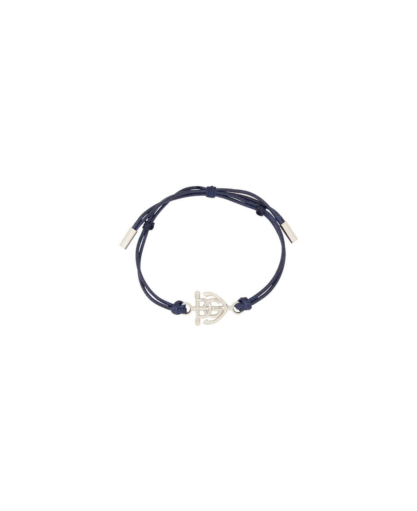 Dolce & Gabbana "navy" Lanyard Bracelet - BLUE ブレスレット