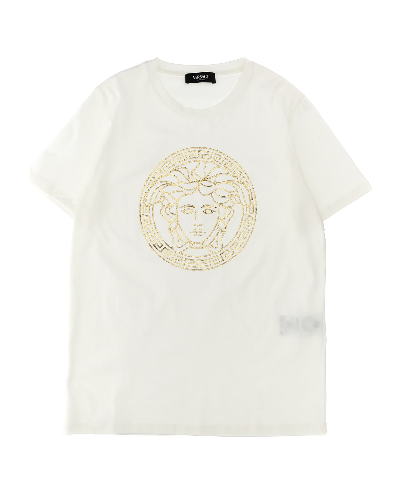 Versace Logo Print T-shirt - White