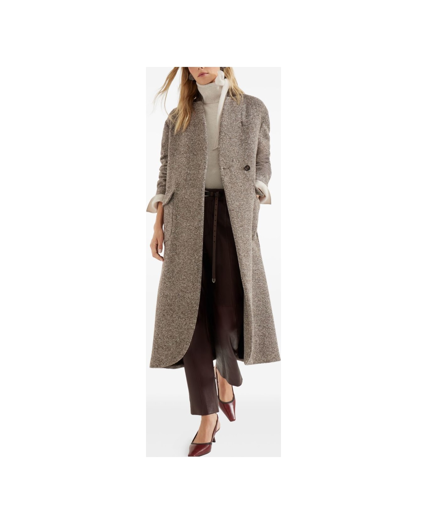 Brunello Cucinelli Brown Coat - Brown