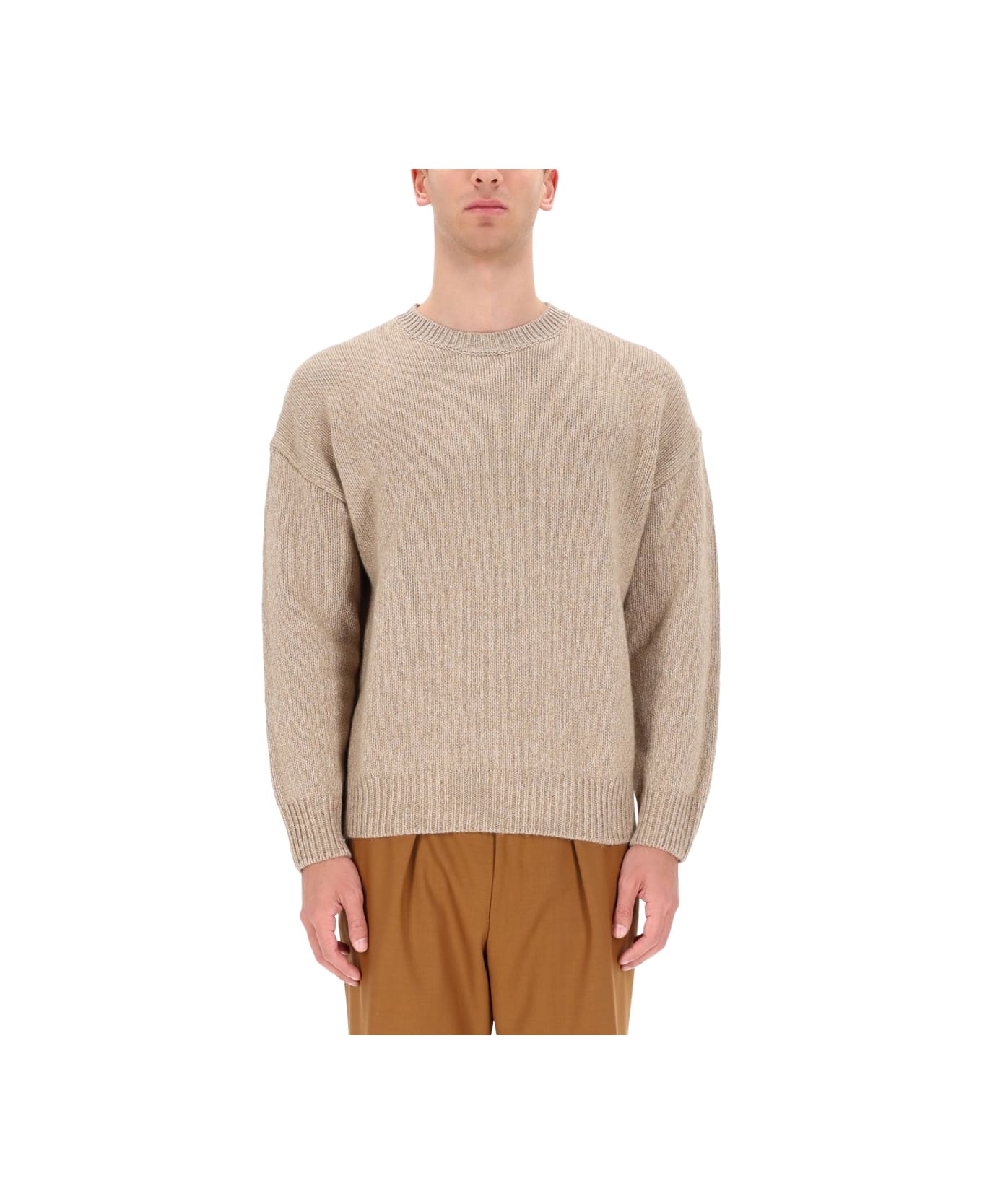 Hugo Boss Cashmere Sweatshirt - BEIGE