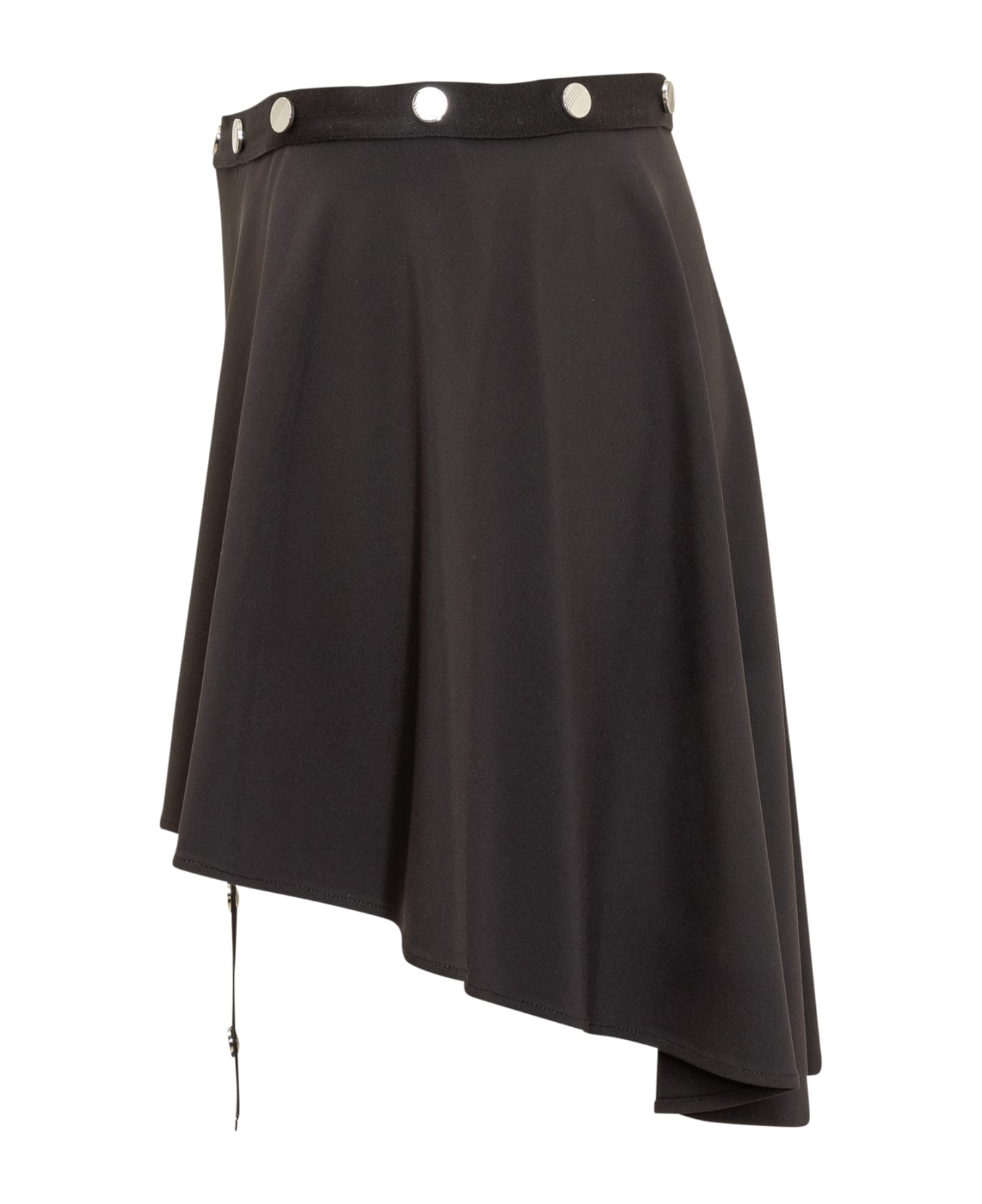 The Attico Mini Skirt - BLACK