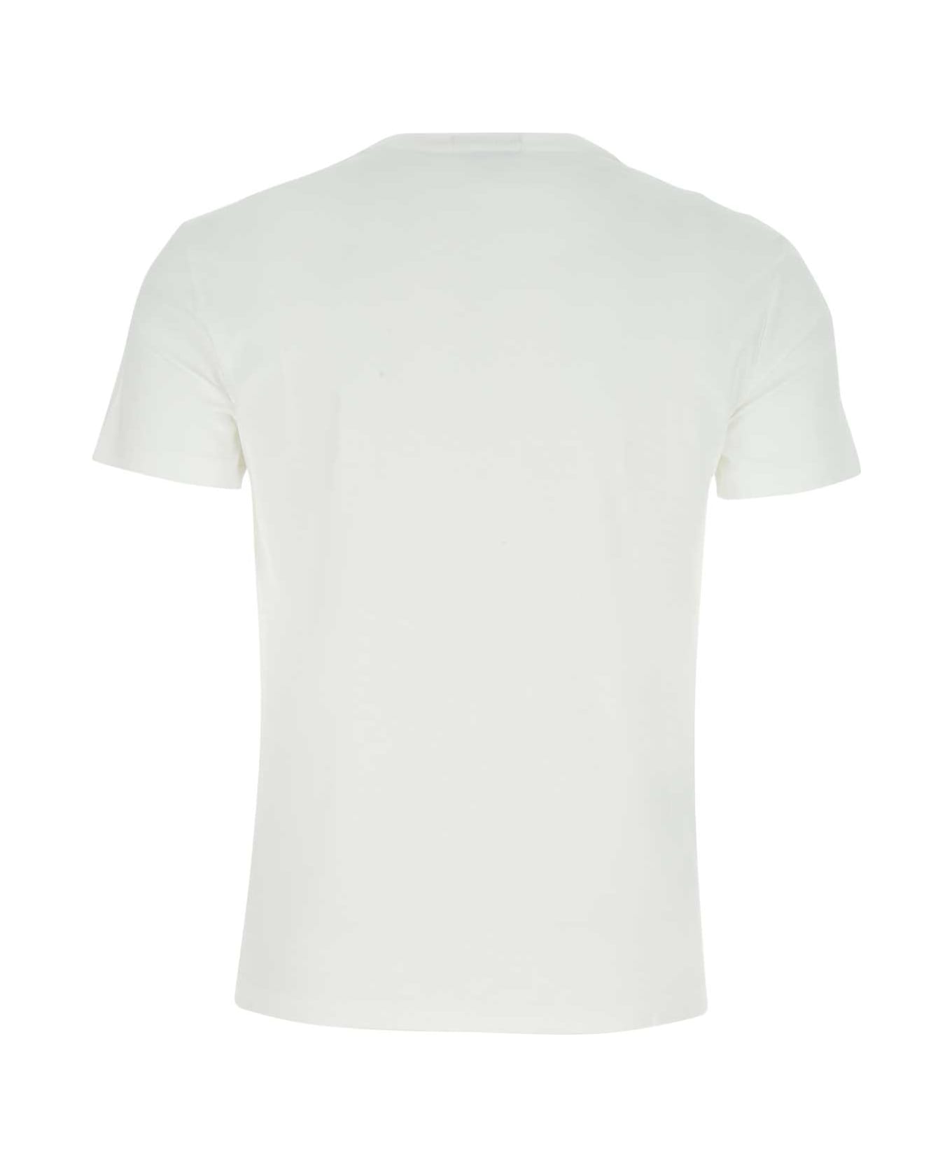 Polo Ralph Lauren White Cotton T-shirt - 002