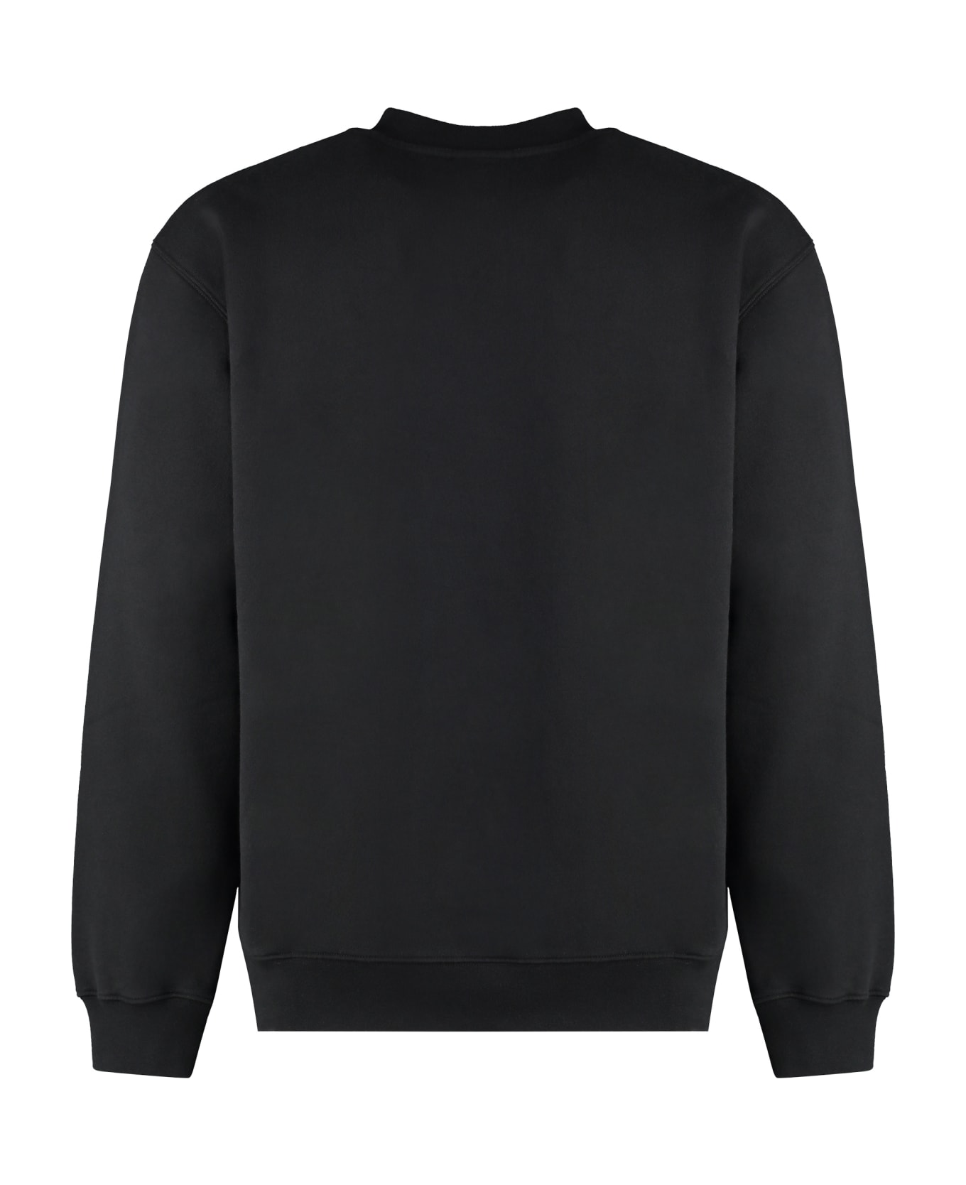 Jacquemus Gros Grain Cotton Sweatshirt - black フリース