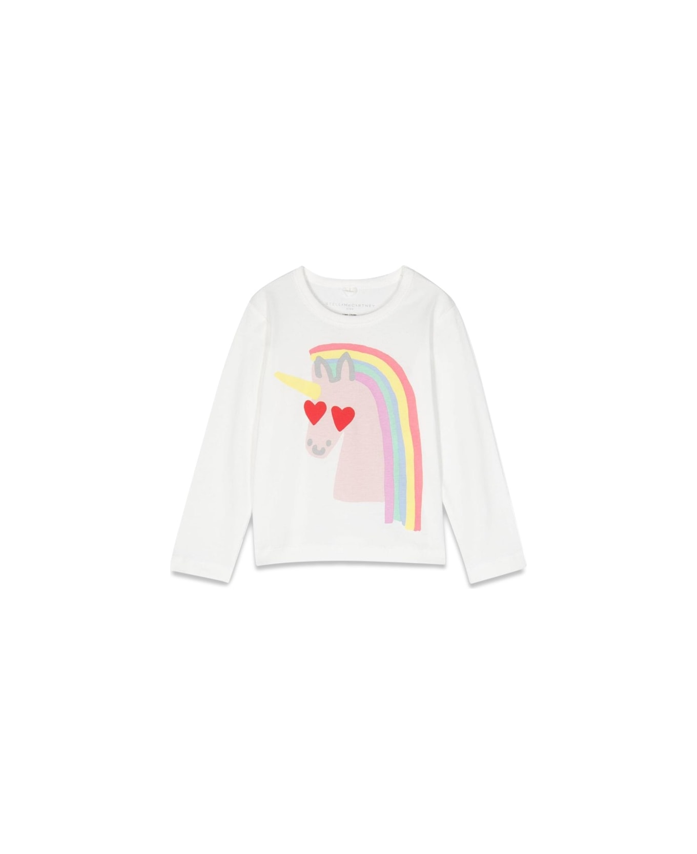 Stella McCartney Kids Unicorn Ml T-shirt - IVORY