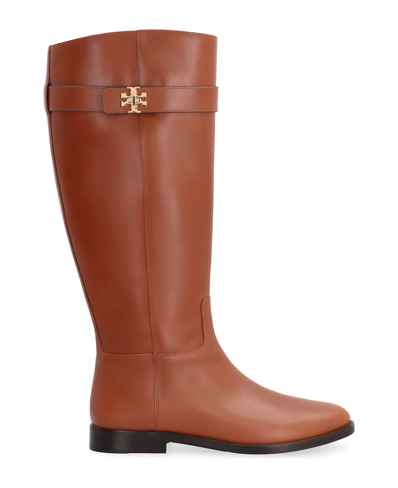 Tory Burch 'lock Ridin' Brown Leather Boots - Sierra Cognac