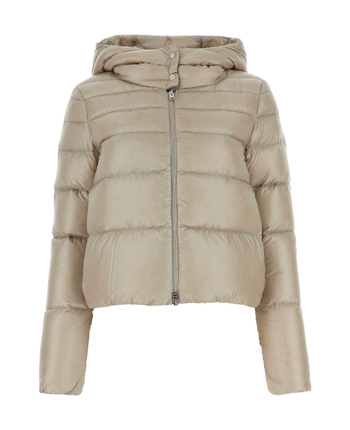 Herno Sand Nylon Down Jacket - CHANTILLY