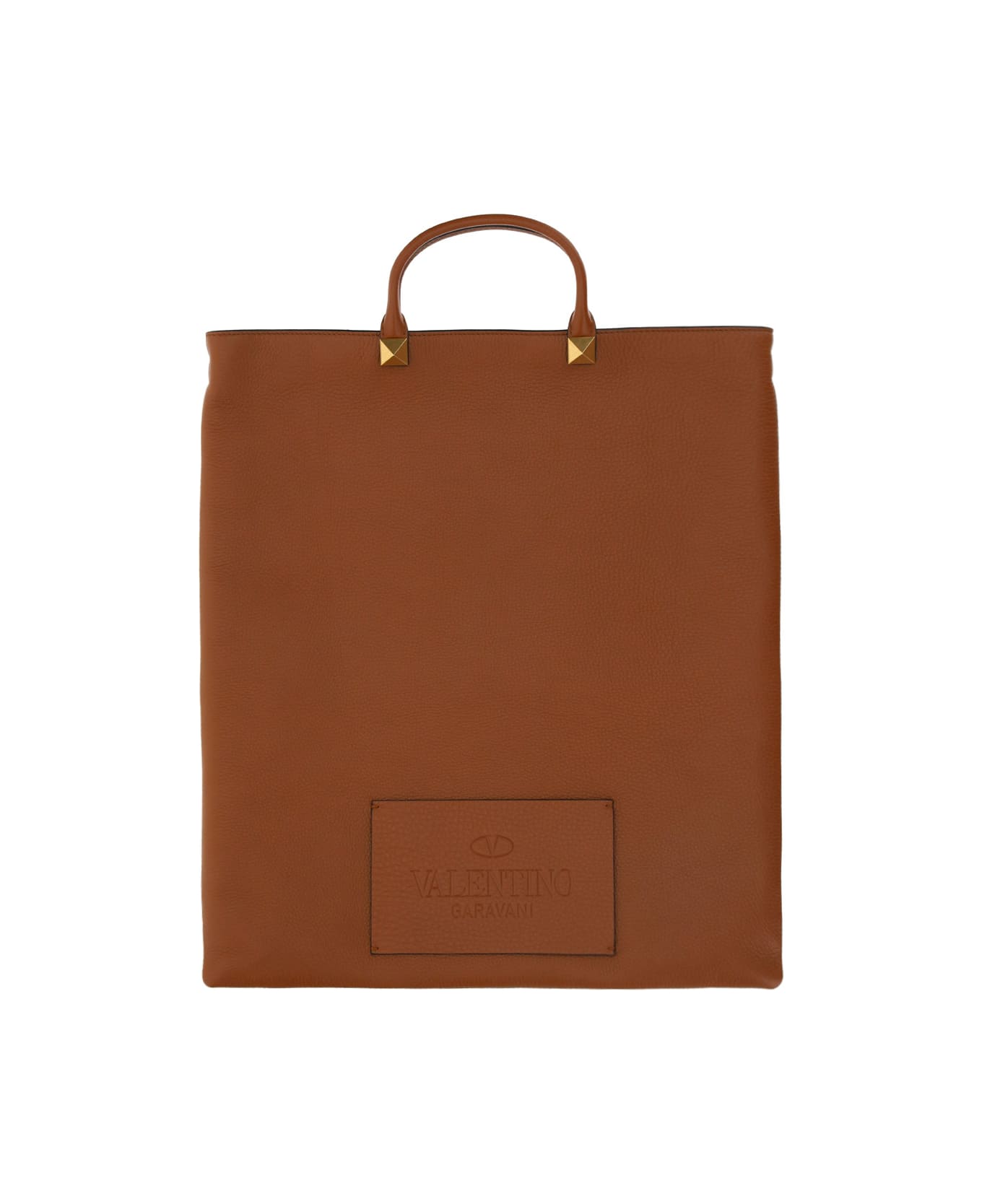 Valentino Garavani Flat Tote Bag - Selleria/sabbia