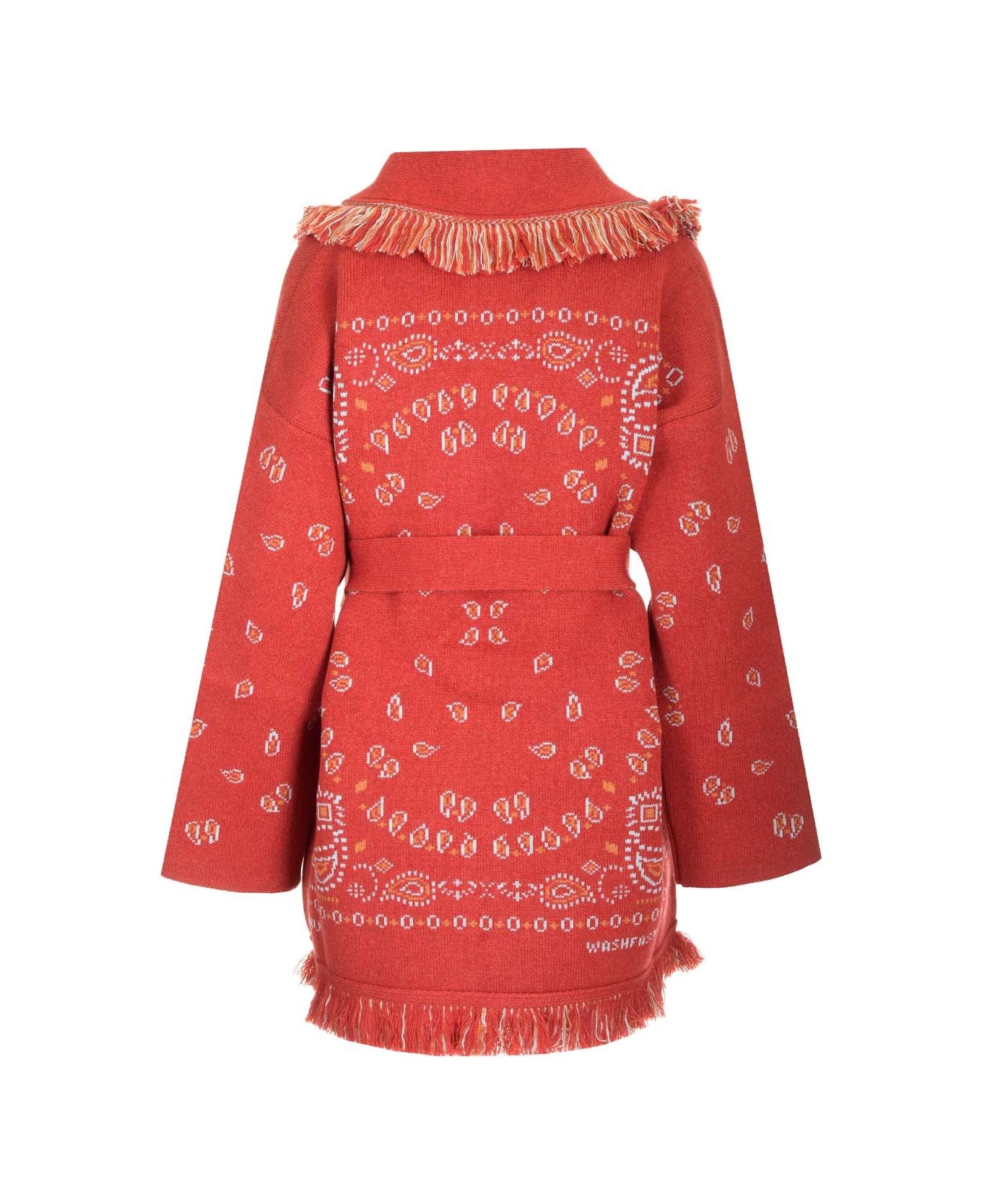 Alanui Cashmere Knit Cardigan - Red
