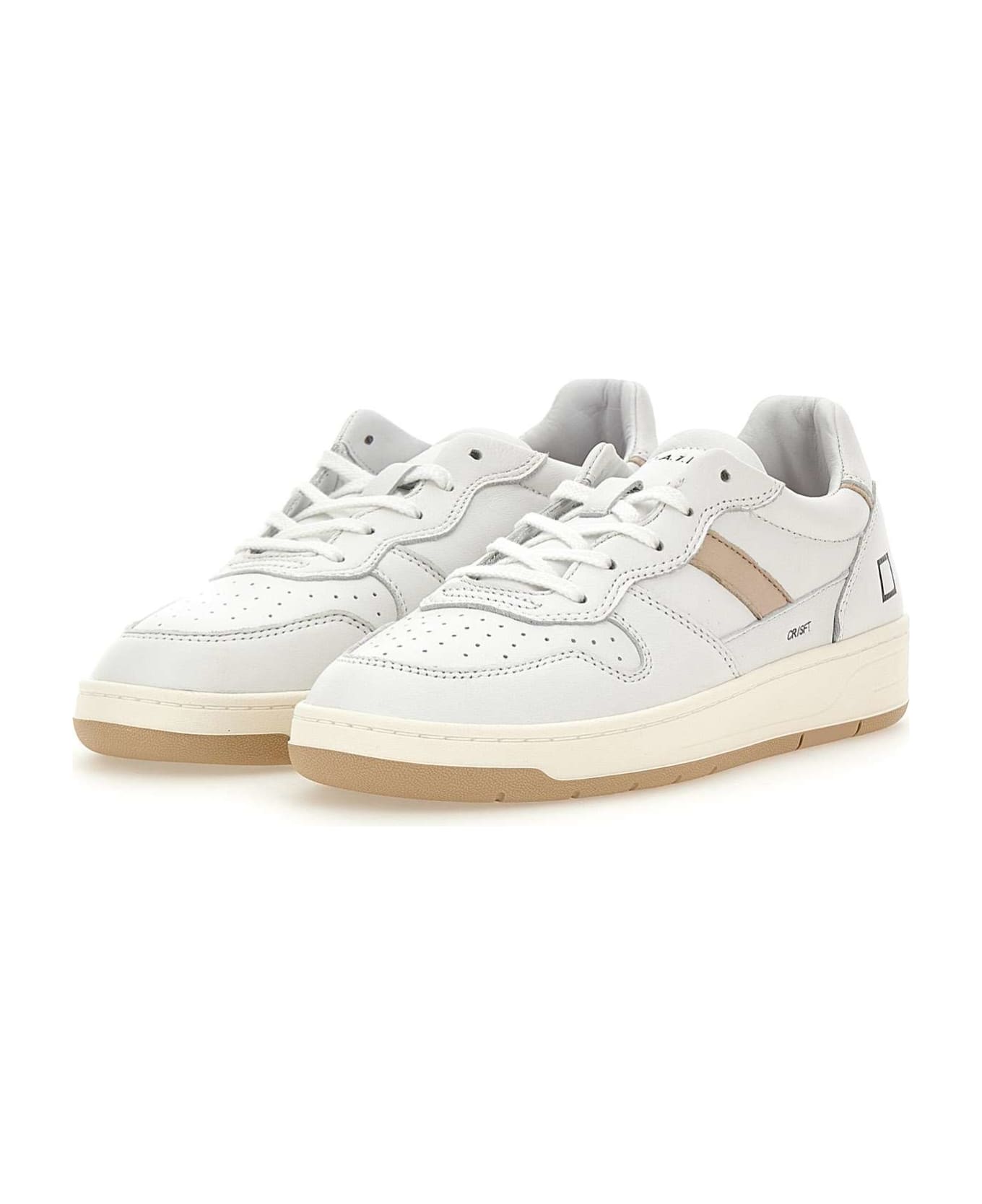D.A.T.E. "court 2.0 Soft" Leather Sneakers - WHITE