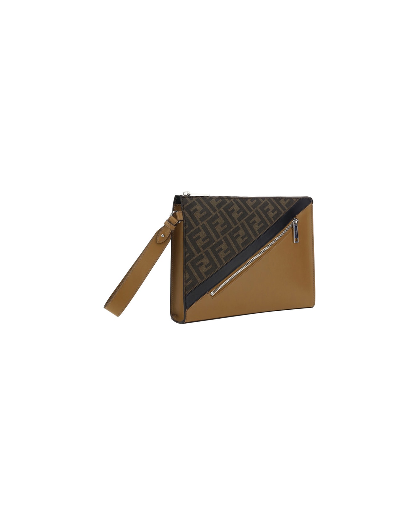 Fendi Clutch Bag - Tab.mr+sand+nero+p