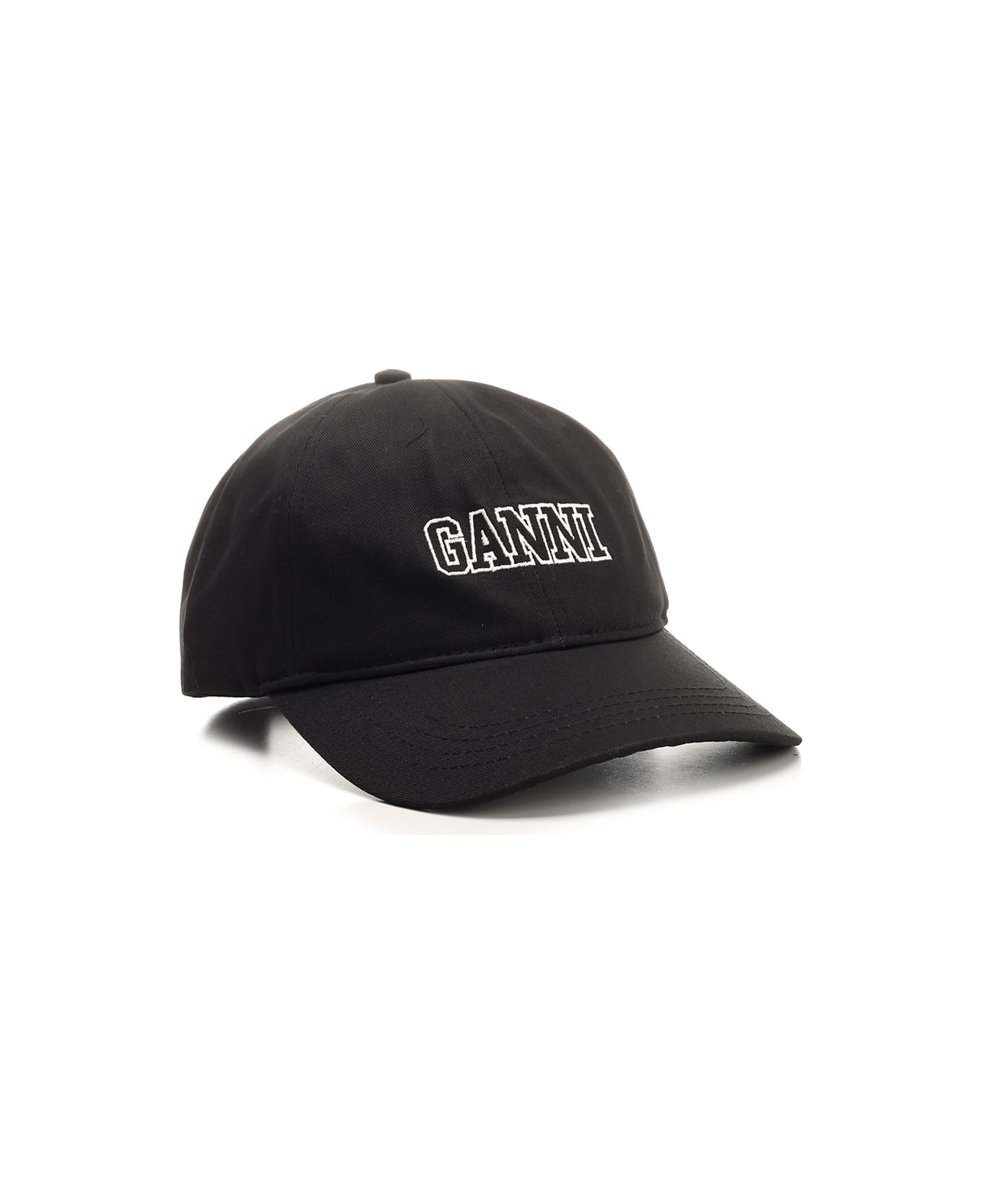 Ganni Signature Baseball Cap - Black 帽子