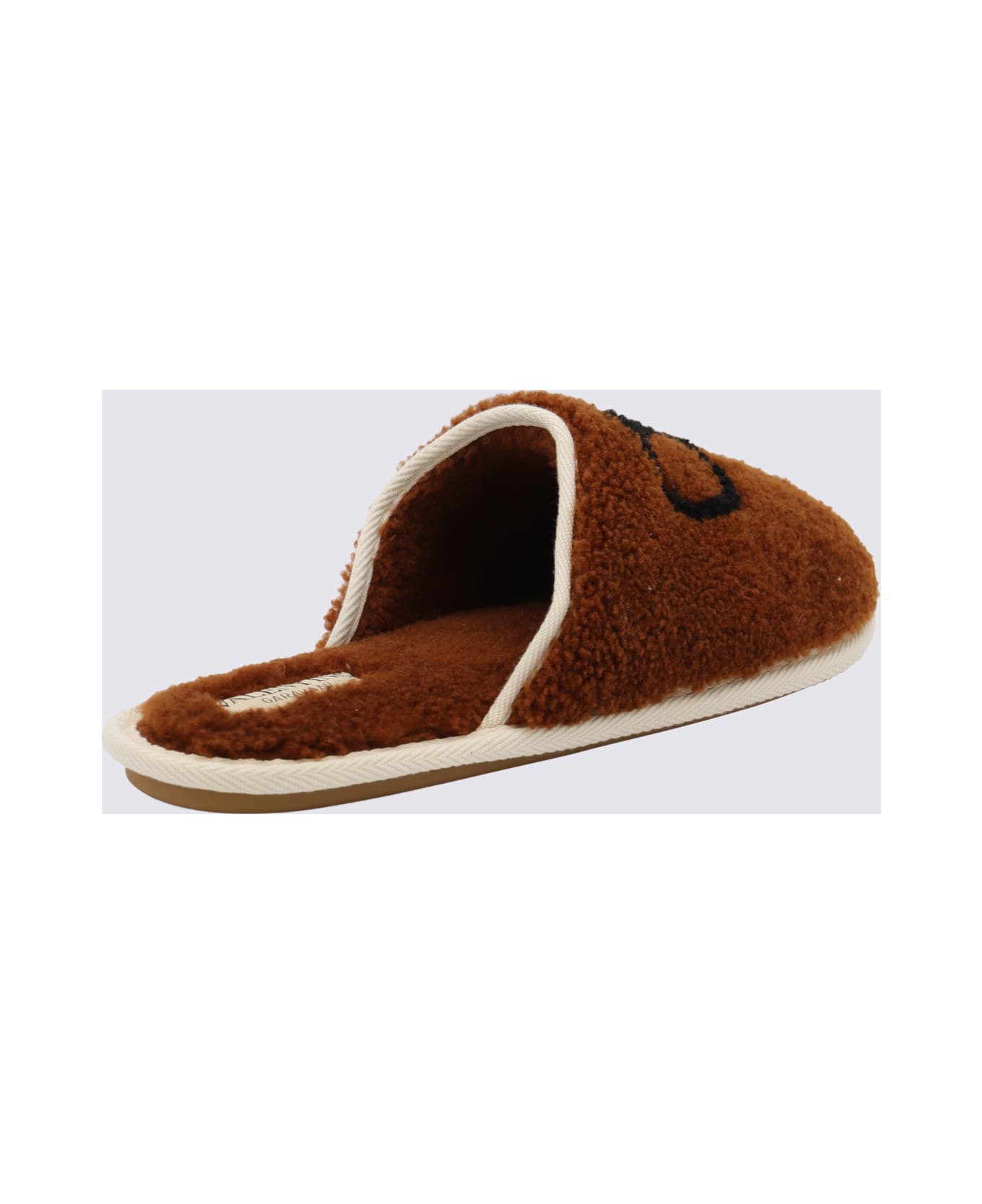Valentino Garavani Brown Flats - TOBACCO