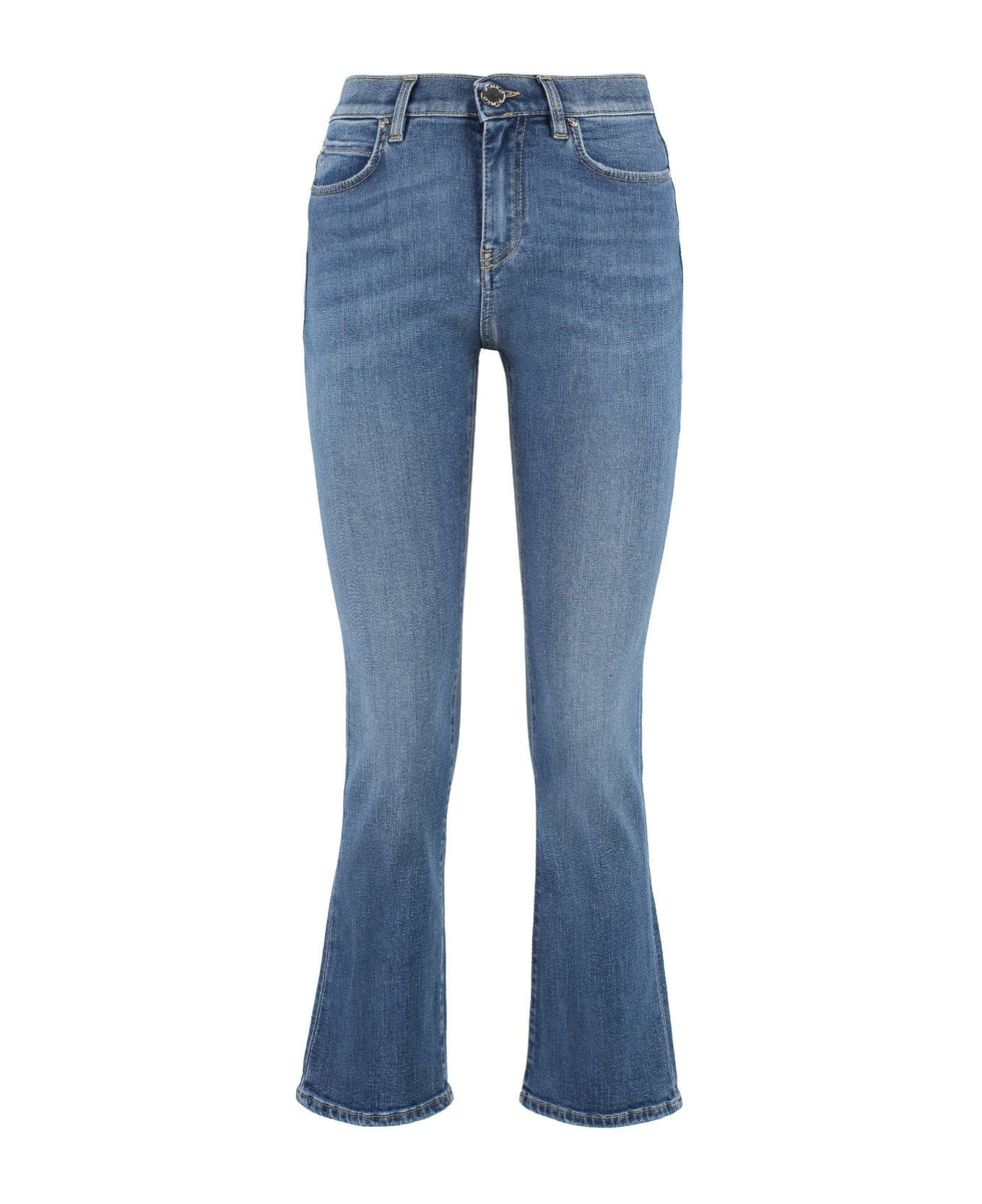 Pinko High Waist Bootcut Jeans - Blue