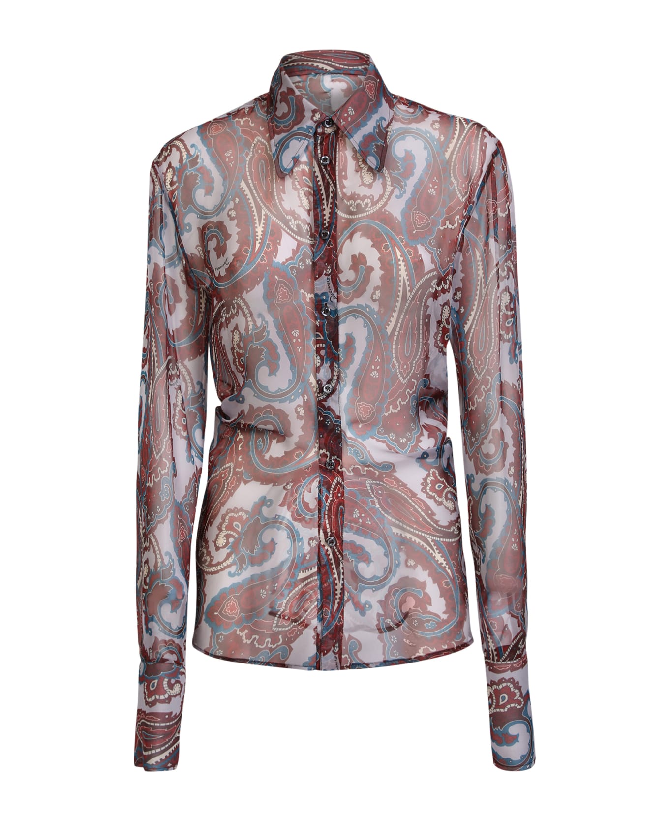 Dsquared2 All-over Sheer Shirt - Brown