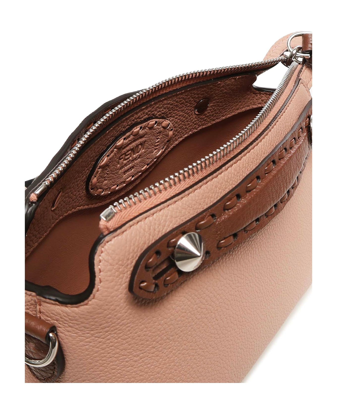 Fendi Mini Bag By The Way Selleria - Peach, Camel