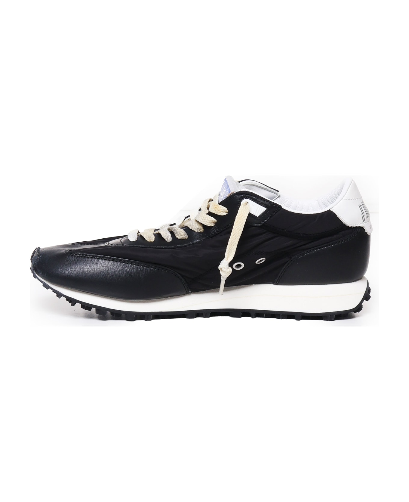 Golden Goose Marathon Low-top Sneakers - BLACK/WHITE/BLACK