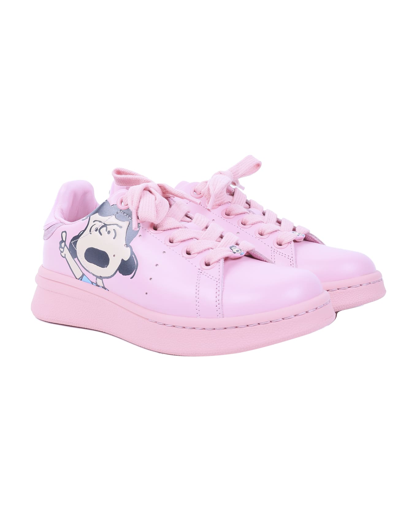 MARC JACOBS×PEANUTSレザースニーカー37 ピンク MARC JACOBS×PEANUTSレザースニーカー37 ピンク