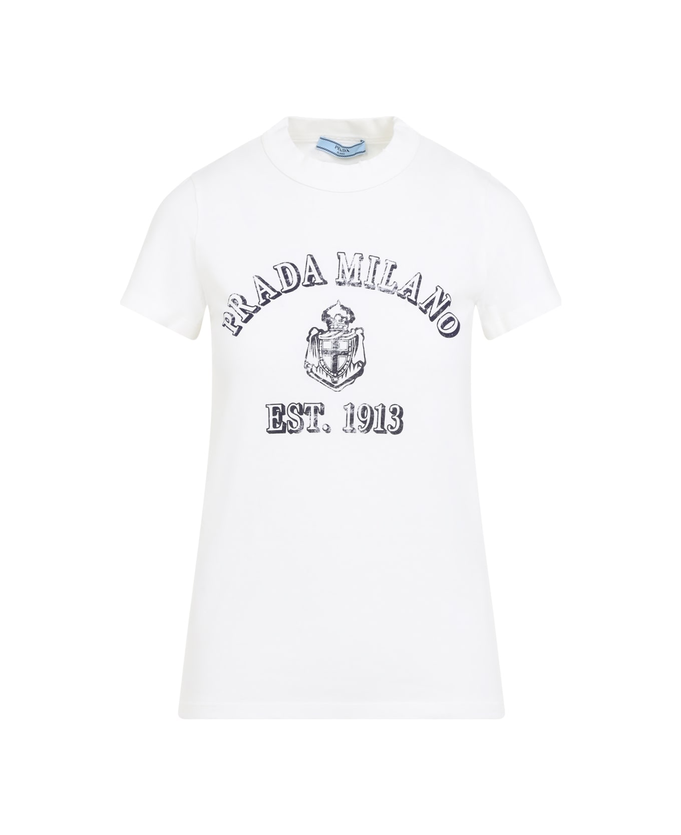 Prada Cotton T-shirt - Bianco