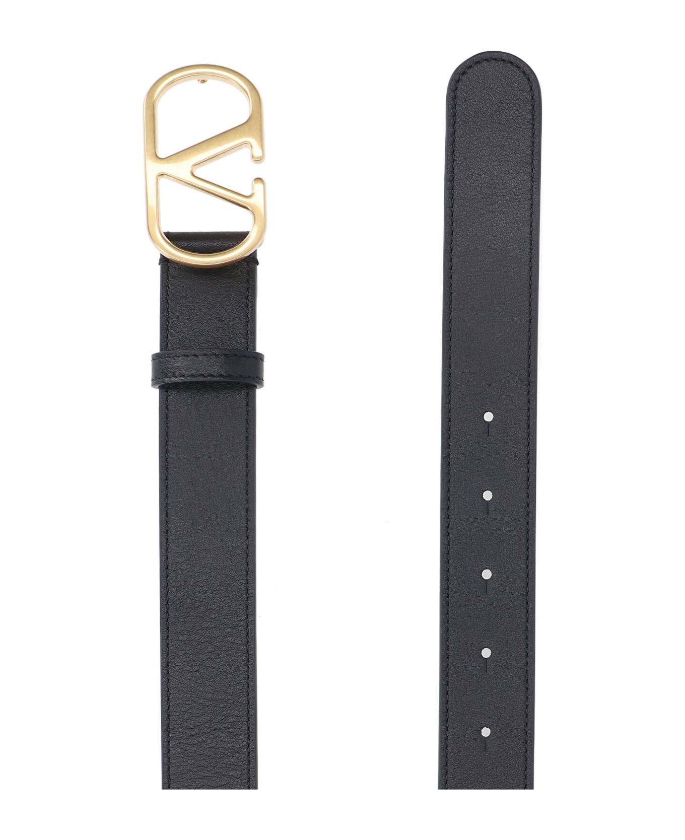 Valentino Garavani "vlogo Signature" Belt - Black  