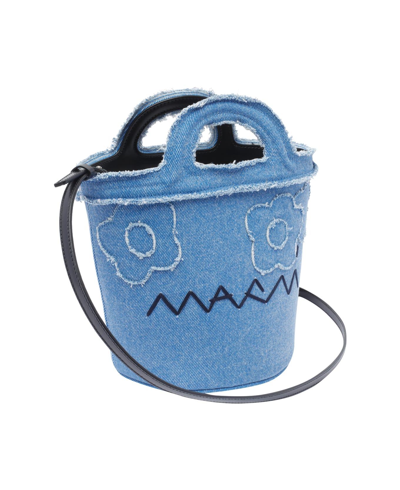 Marni Mini Tropicalia Bucket Bag - COBALT
