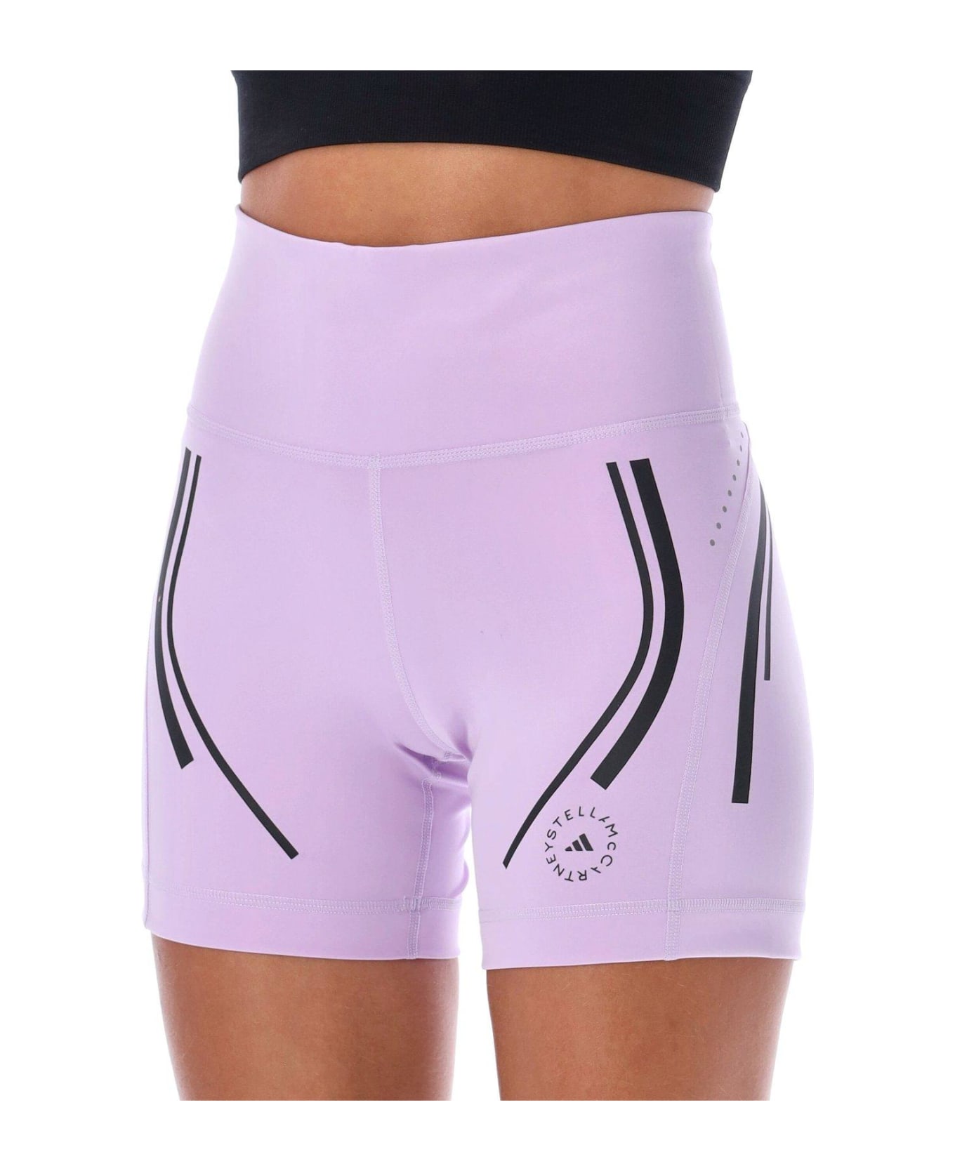 Adidas by Stella McCartney Truepace High-waisted Cycling Shorts - Purglo