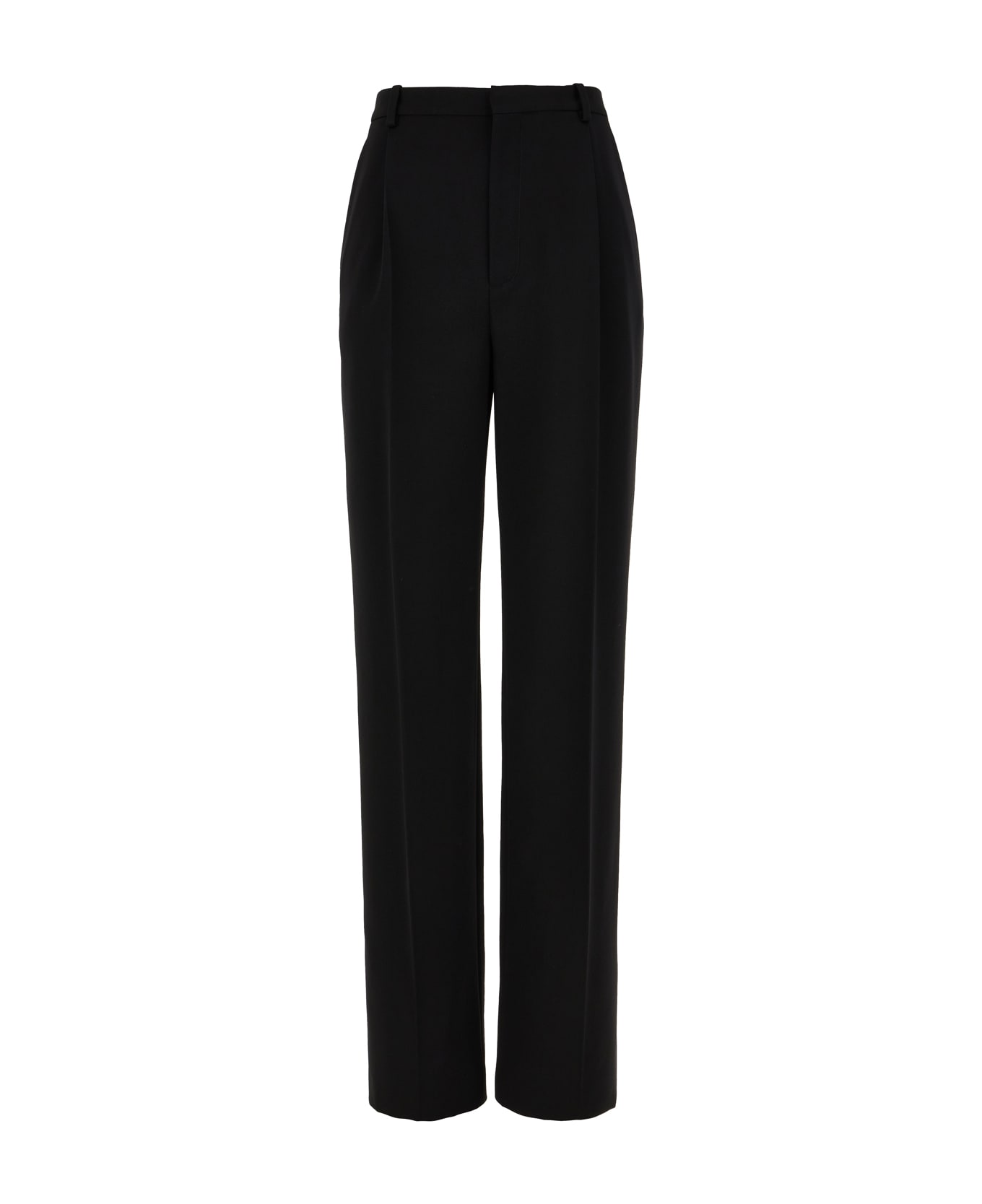 Saint Laurent Grain De Poudre Pants - NOIR