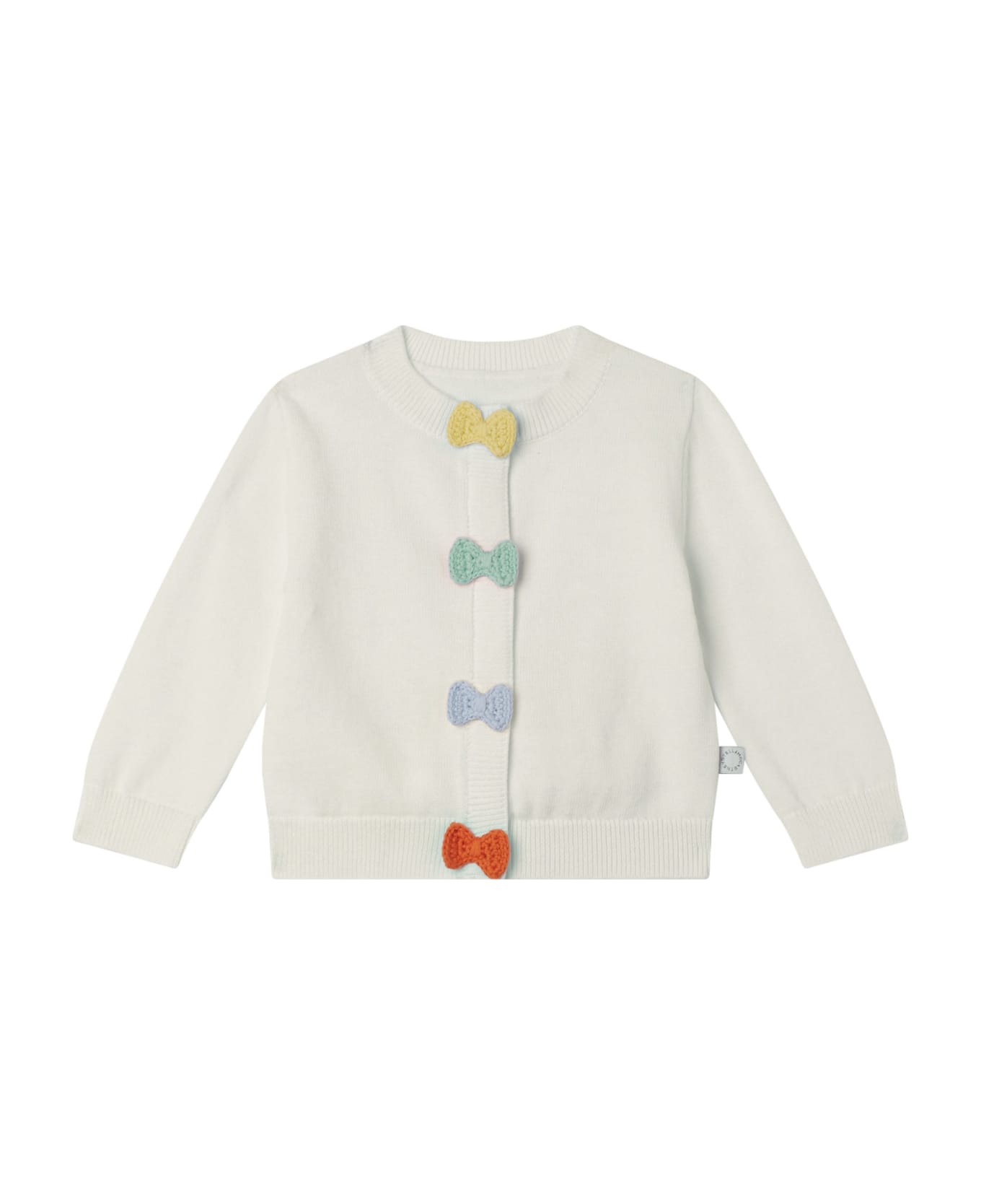 Stella McCartney Kids Cardigan With Decoration - Cream ニットウェア＆スウェットシャツ