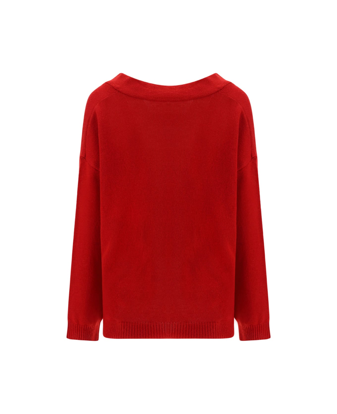 Valentino Solid Sweater - Rosso