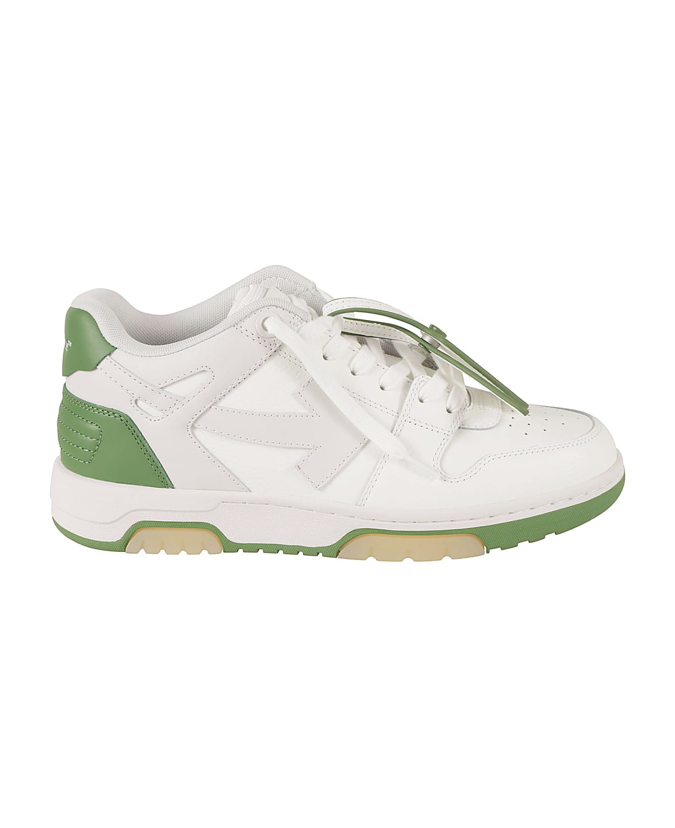 Off-White Out Of Office Sneakers - White/Forest Green