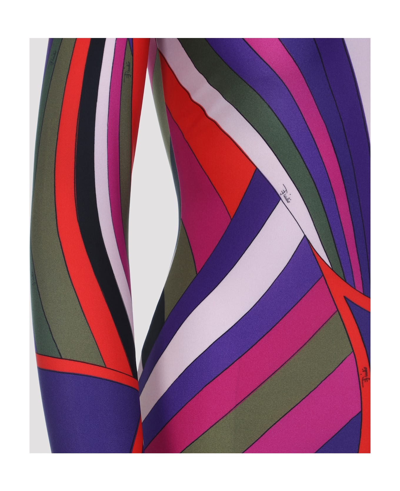 Pucci Polyamide Midi Dress - Multicolor
